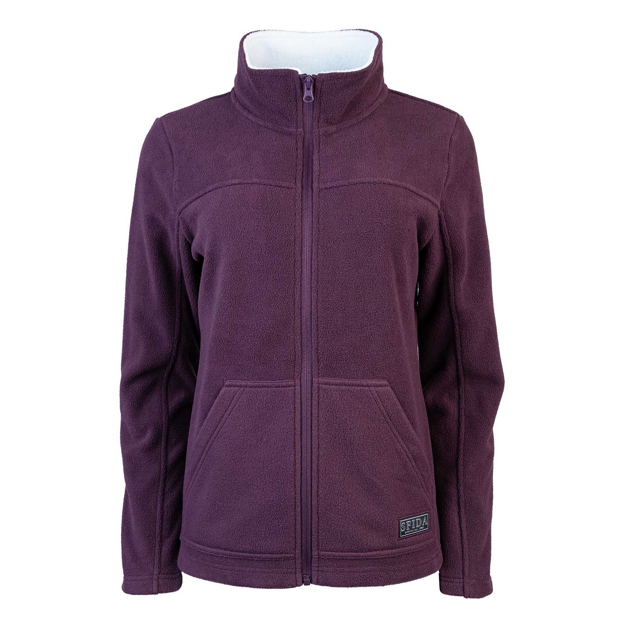 Alison Ladies Aubergine Ice Polar Fleece Jacket