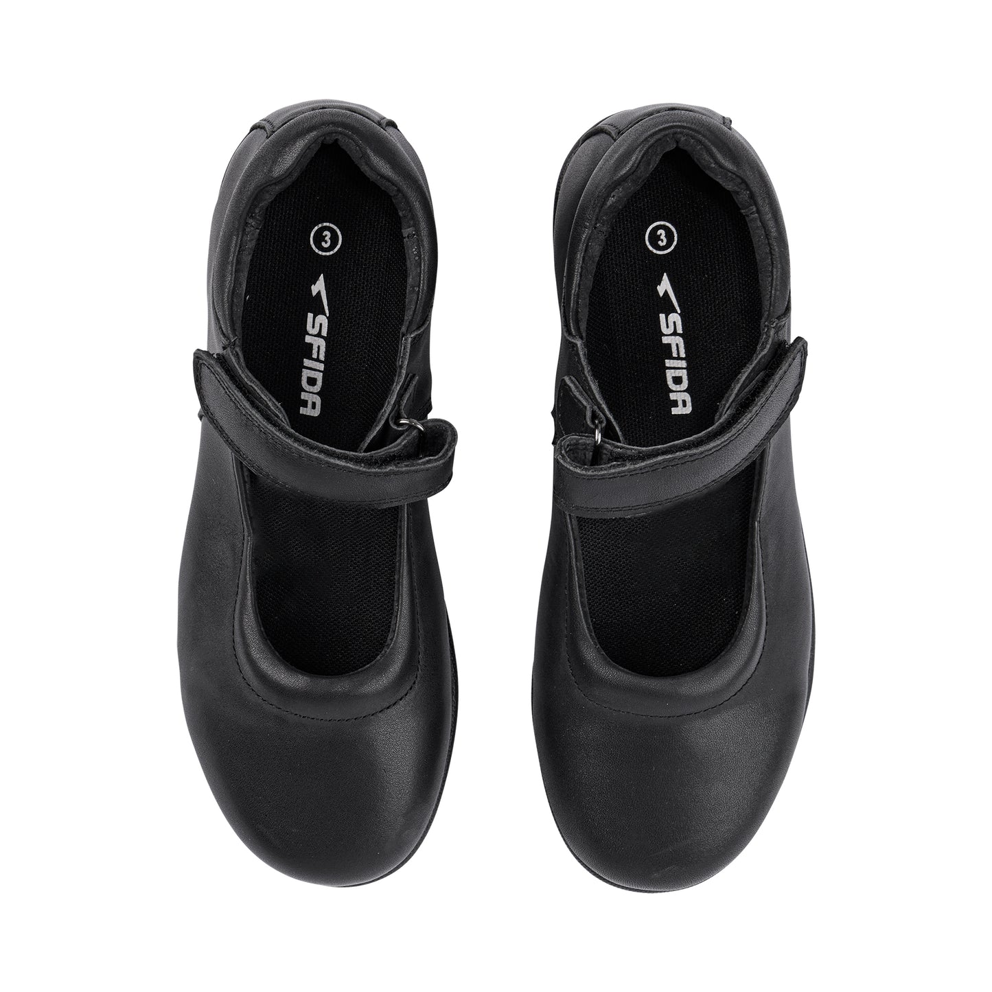 Ava 2 Junior School Shoes - Black