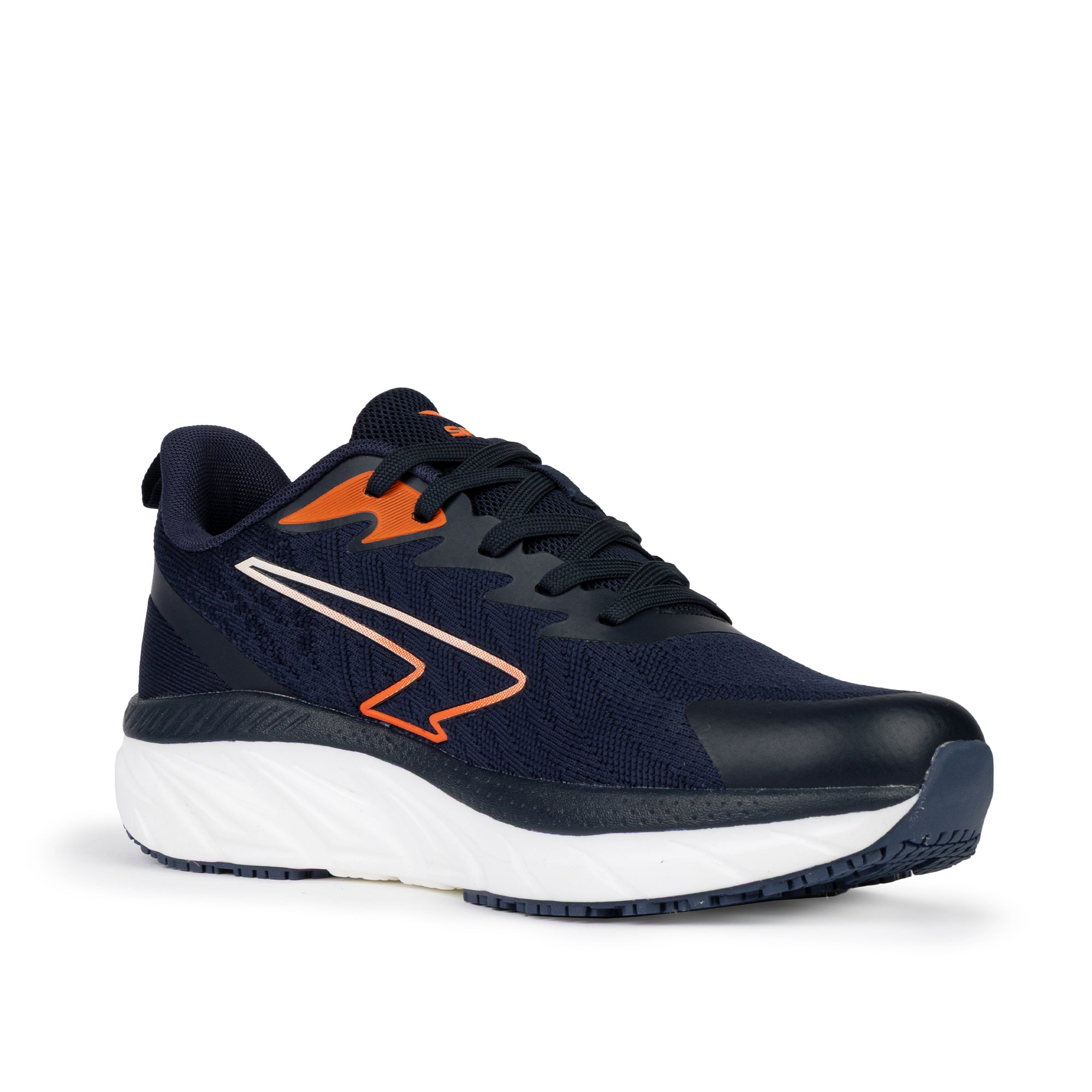 Cache Mens Runners - Navy/Orange