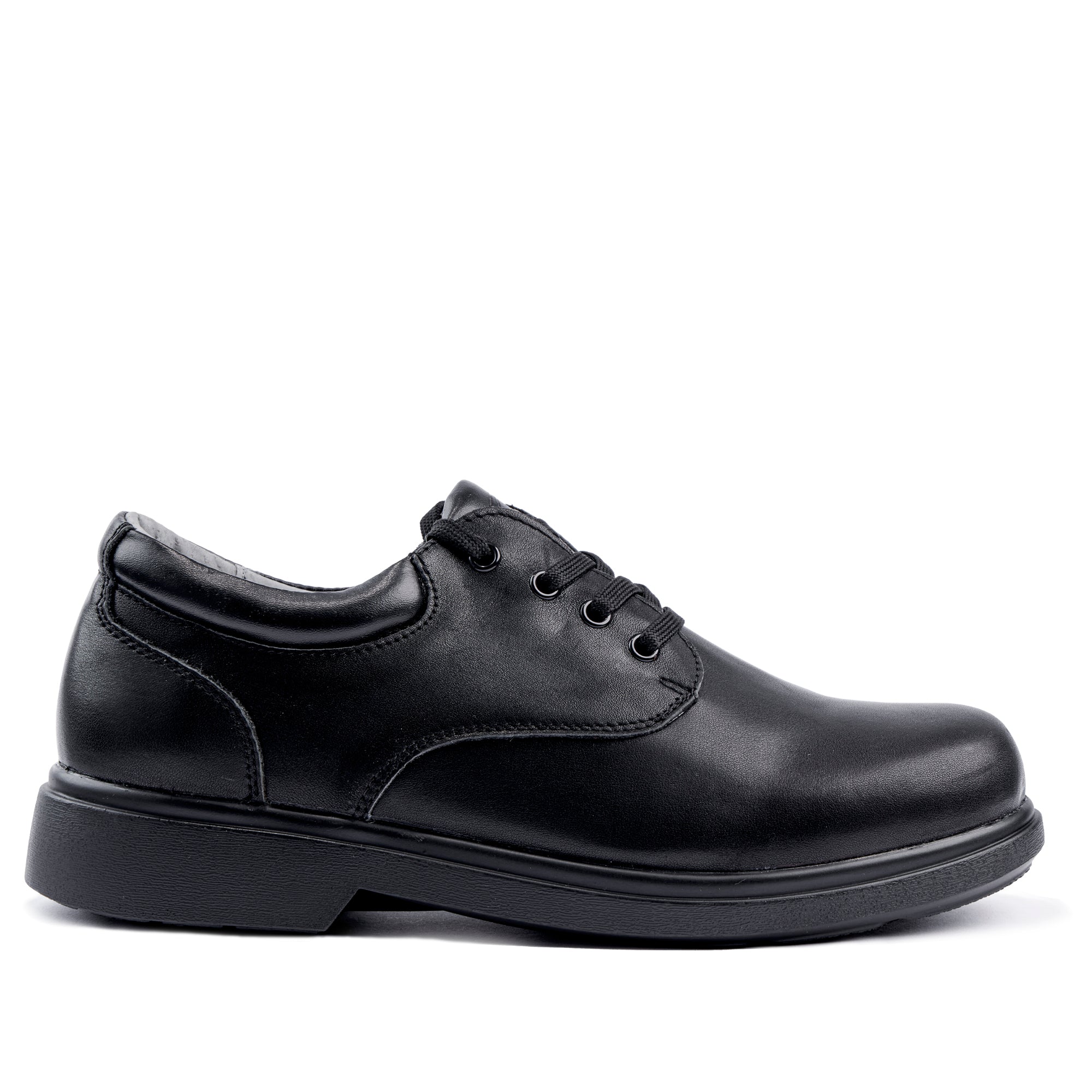 Class Senior Lace School Shoes Black SFIDA