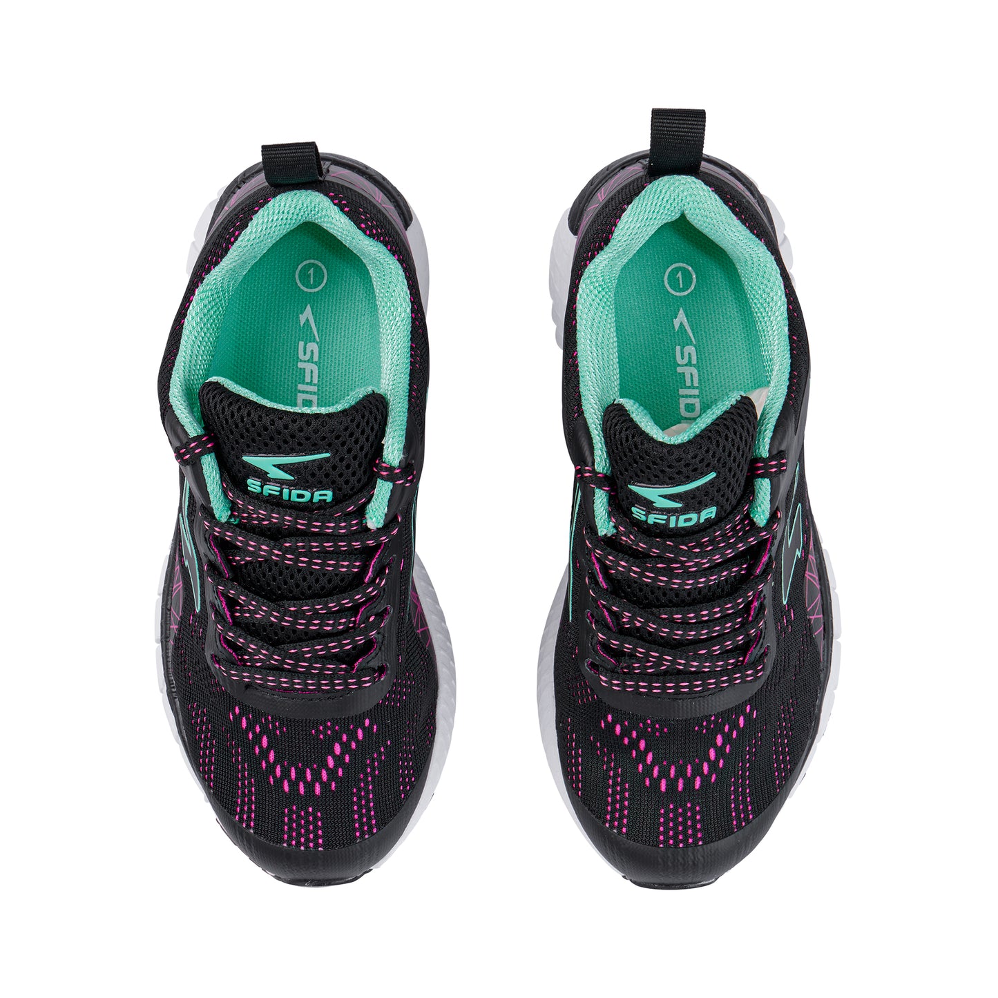 Cosmic Girls - Black/Pink/Mint Lace