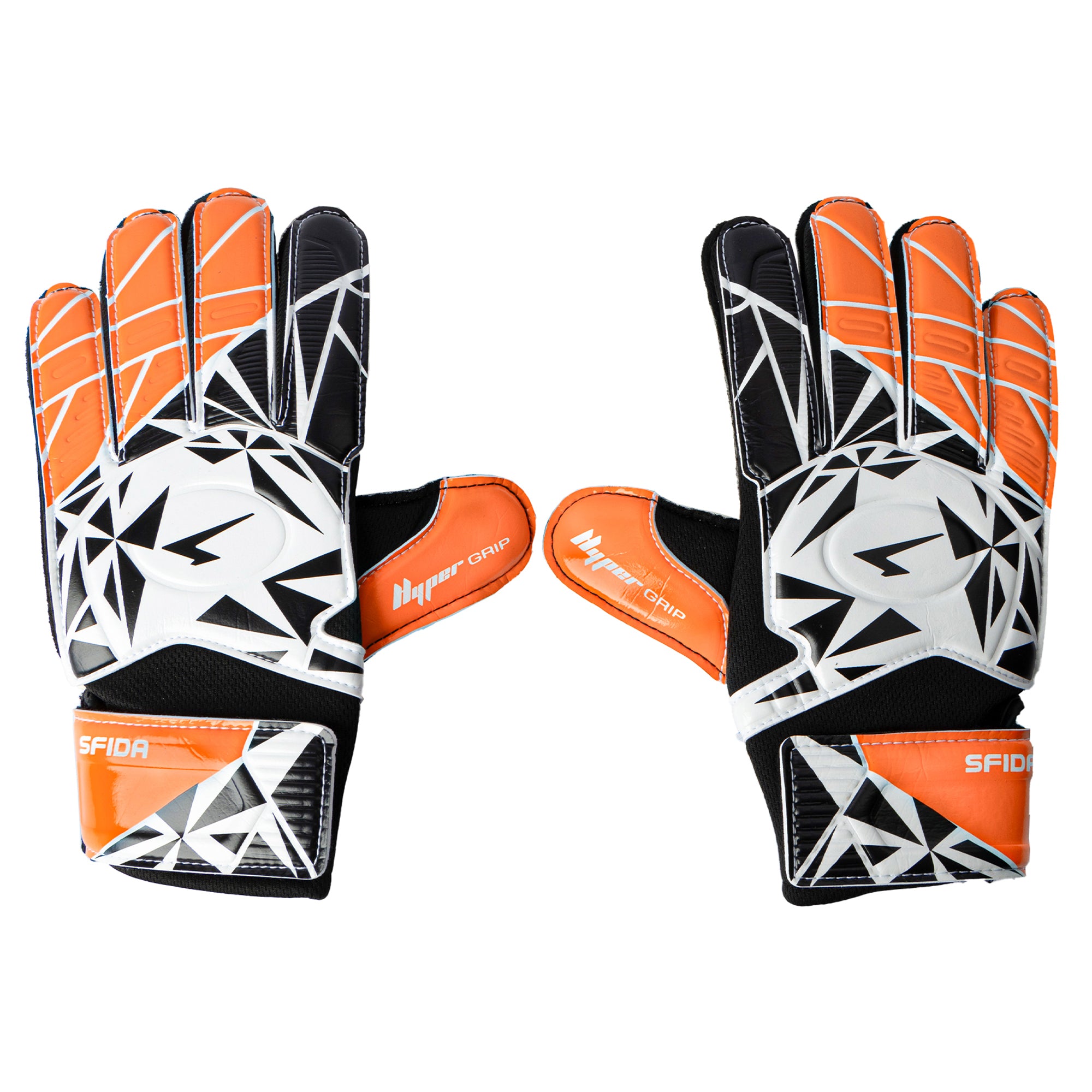 goalkeeping gear Training Goal Keeping Gloves - Black/Orange