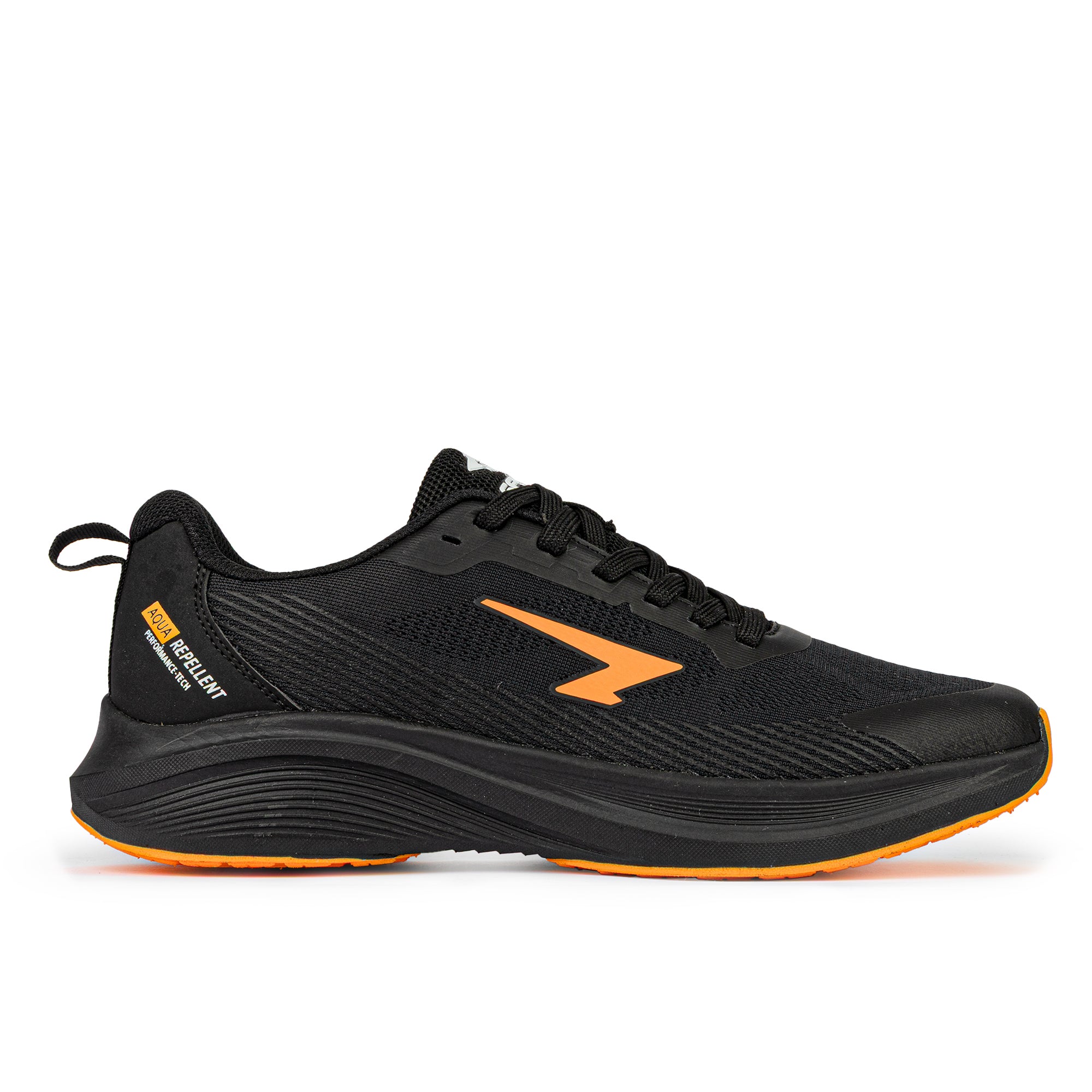 Inta Mens Runners - Black/Orange