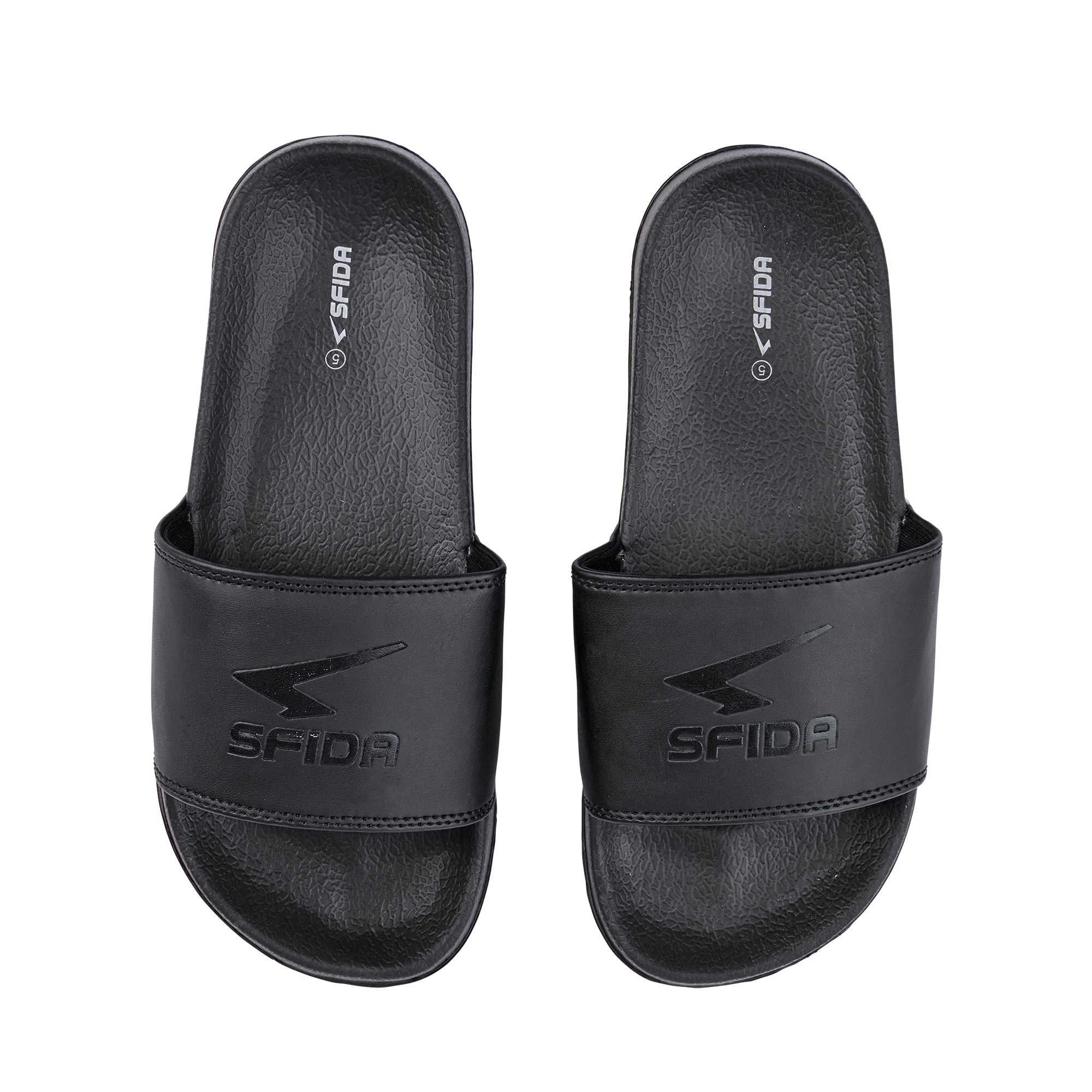 Laze Boys Slides Black/Black
