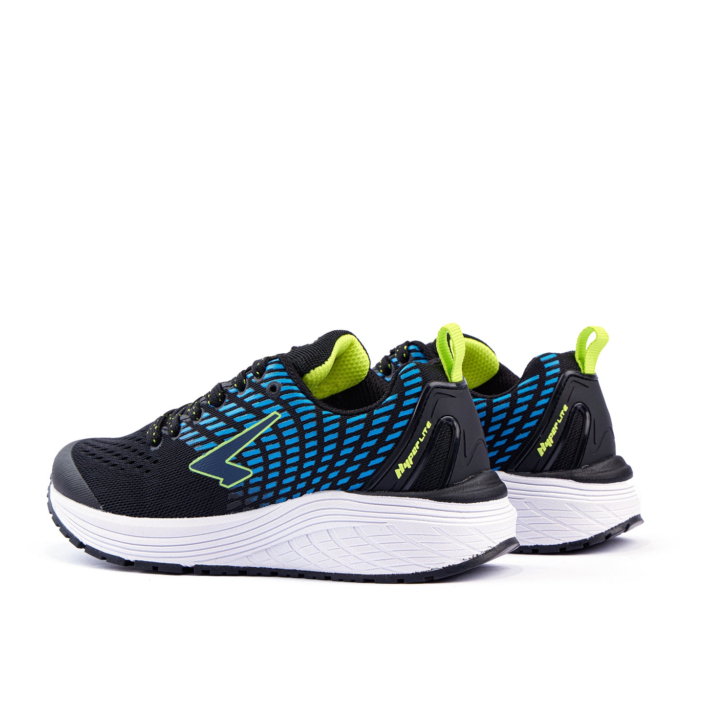 Monsoon Boys - Black/Blue/Lime Lace