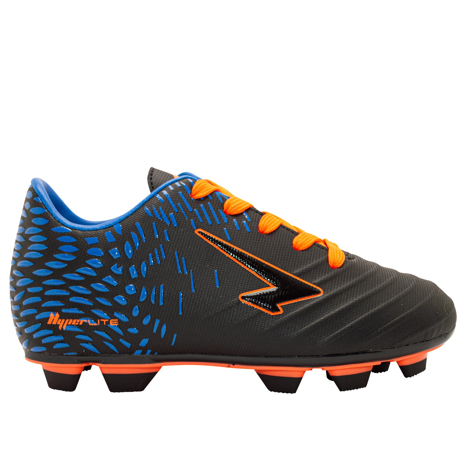 Orbit Senior Football Boots - Black/Royal/Orange
