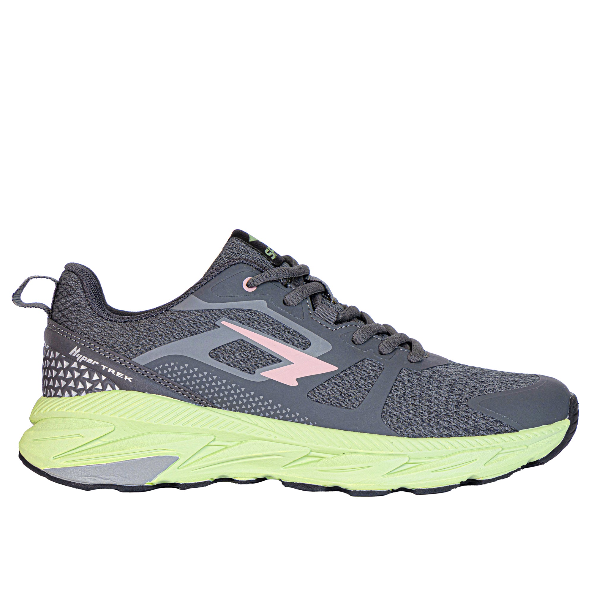 Peak Ladies Trail Runners - Charcoal/Pistachio