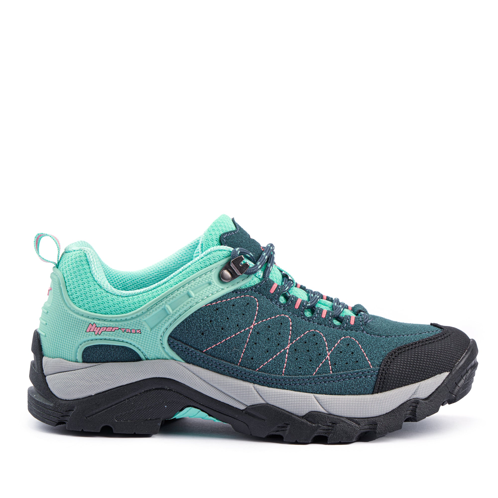 Pioneer Girls Outdoor Hiking Shoe Denim/Mint