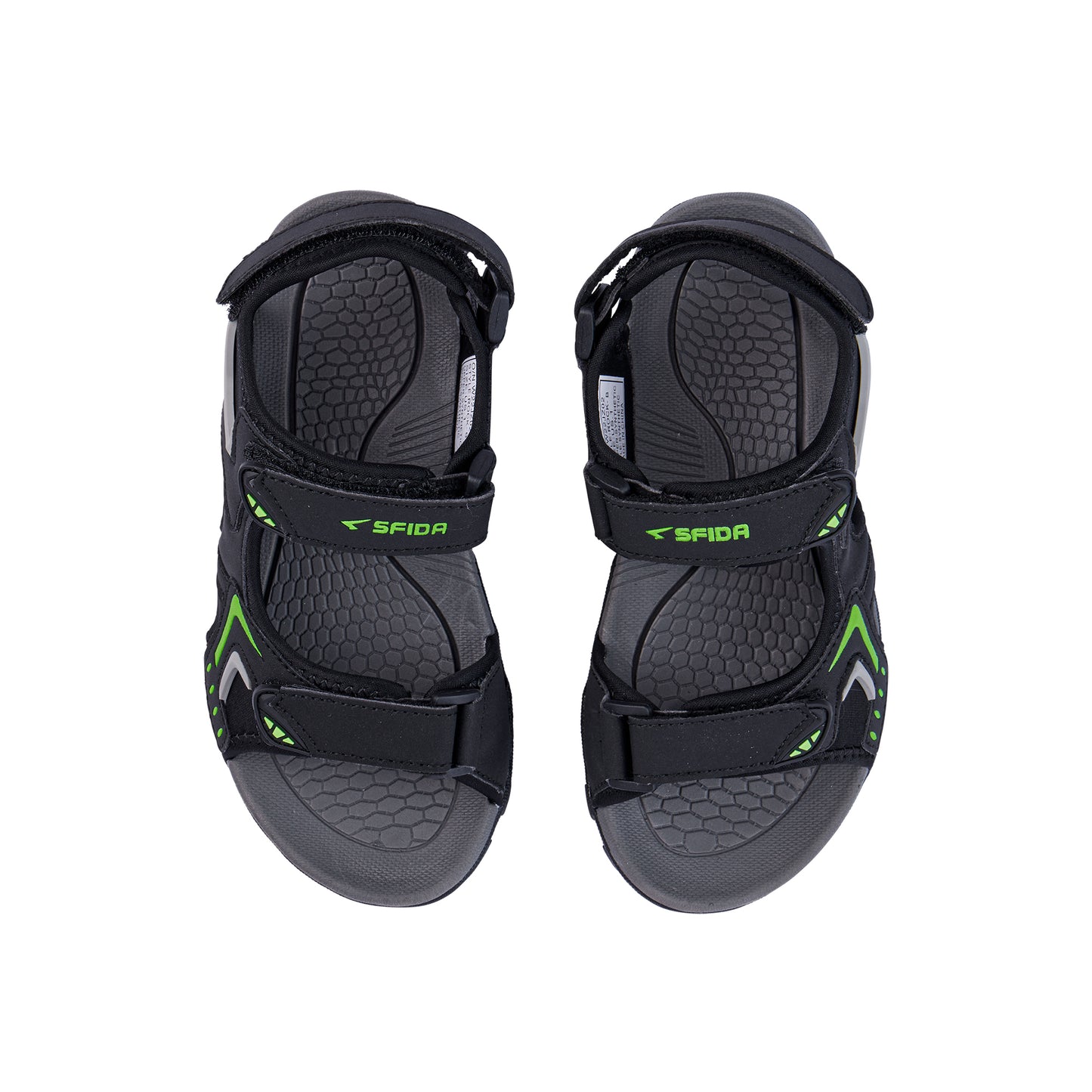 Rock Boys - Black/Lime Sandal