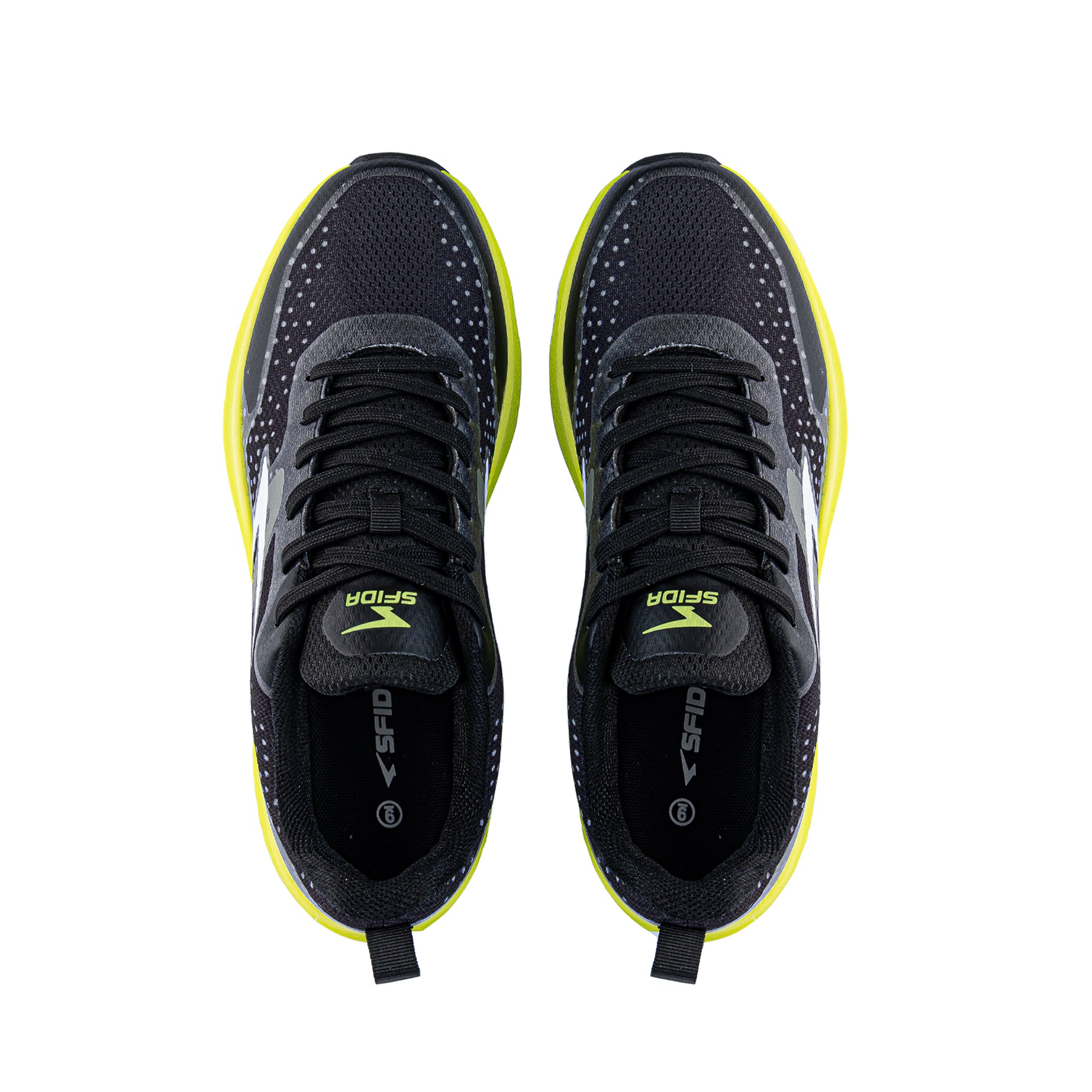 Vario Men's Runners - Black/Lime