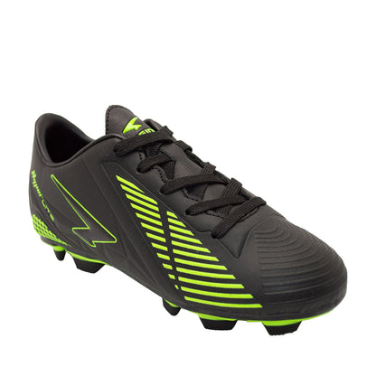 Vector Junior Football Boots - Black/Green