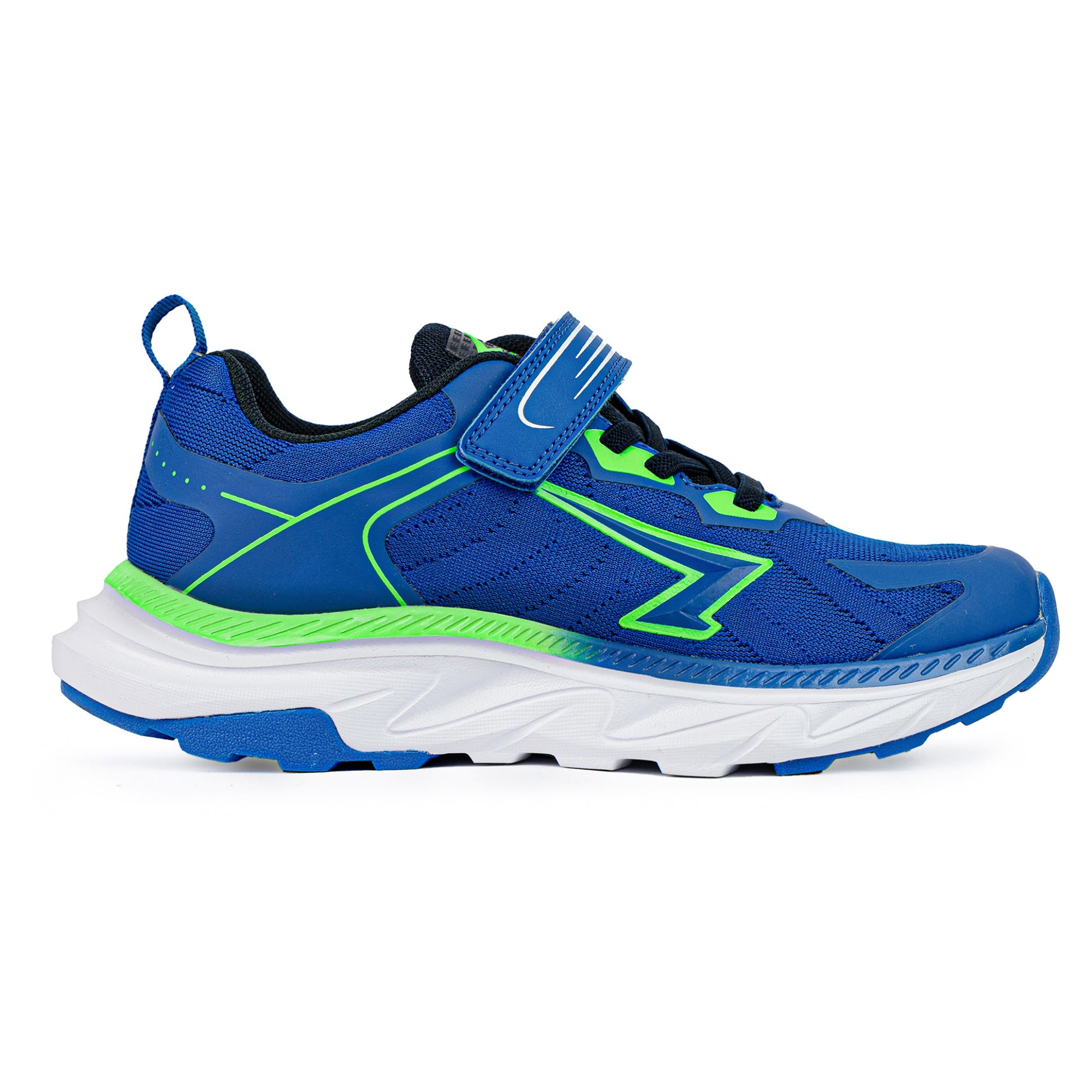 Dash Boys Runner - Royal/Lime V Strap