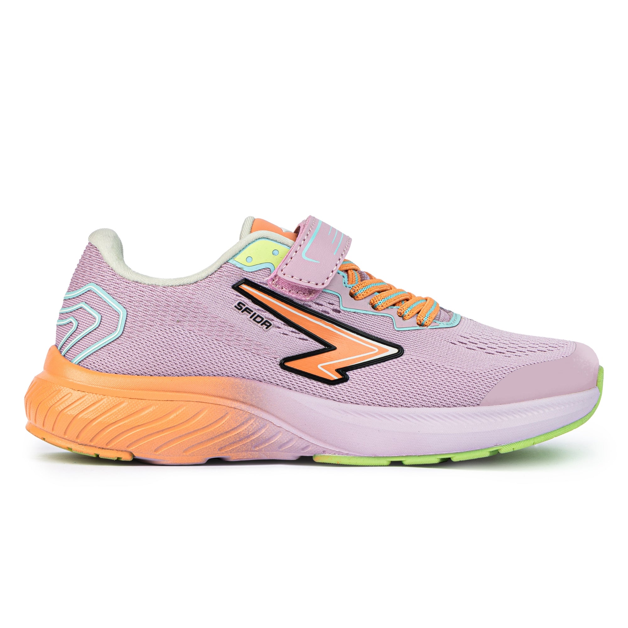 Brazen Girls Runner - Purple/Neon V Strap