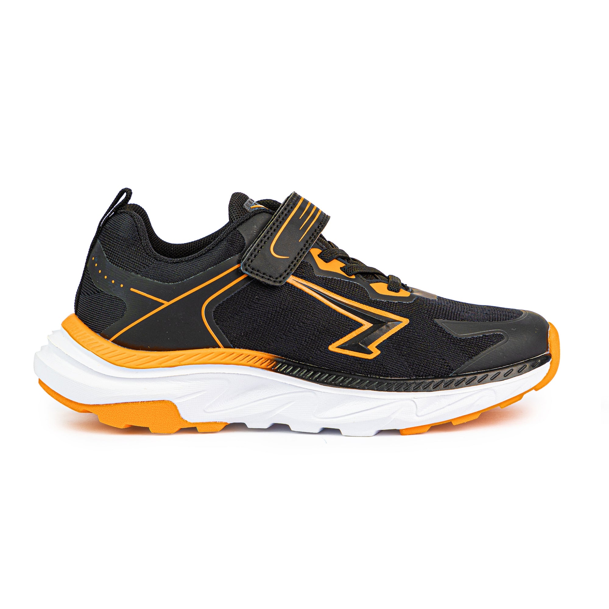 Dash Boys Runner - Black/Orange V Strap