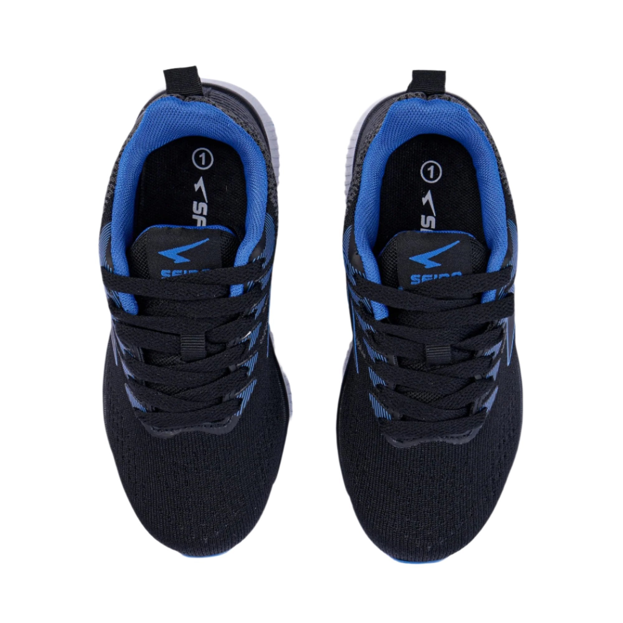 Acute Boys Lace Up Runner Black/Royal