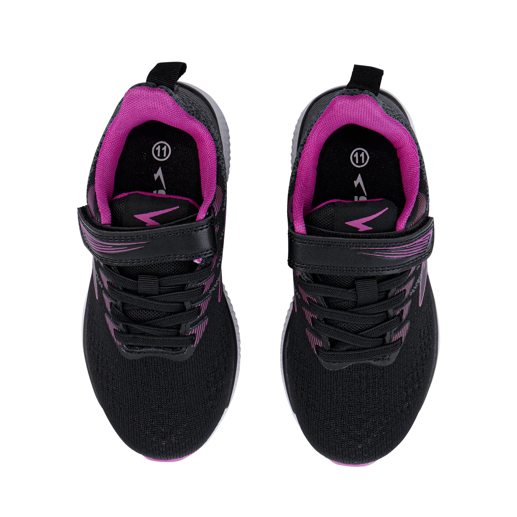 Acute Girls V-strap Runner Black/Fuchsia