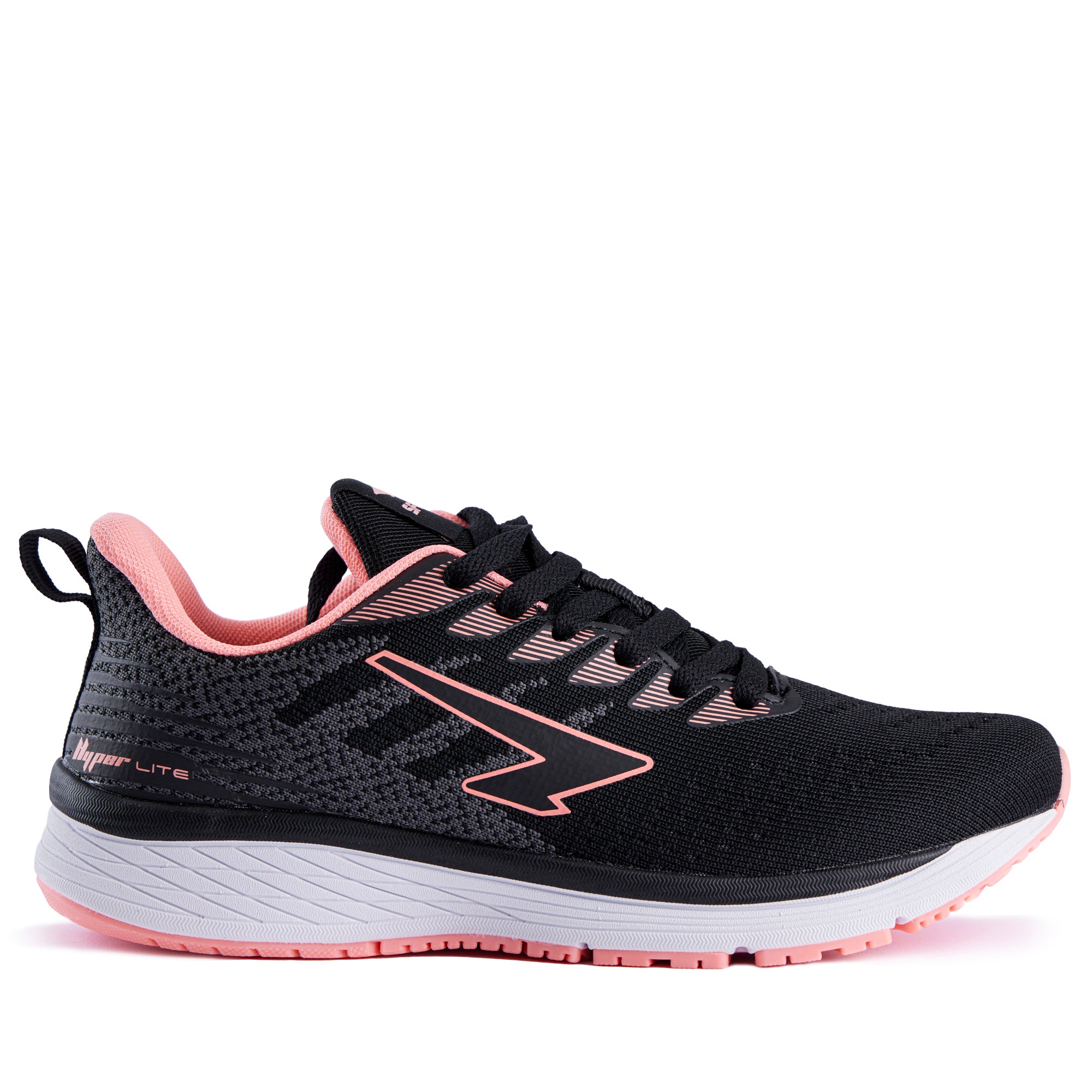 Acute Ladies Lace Up Runner - Black/Coral