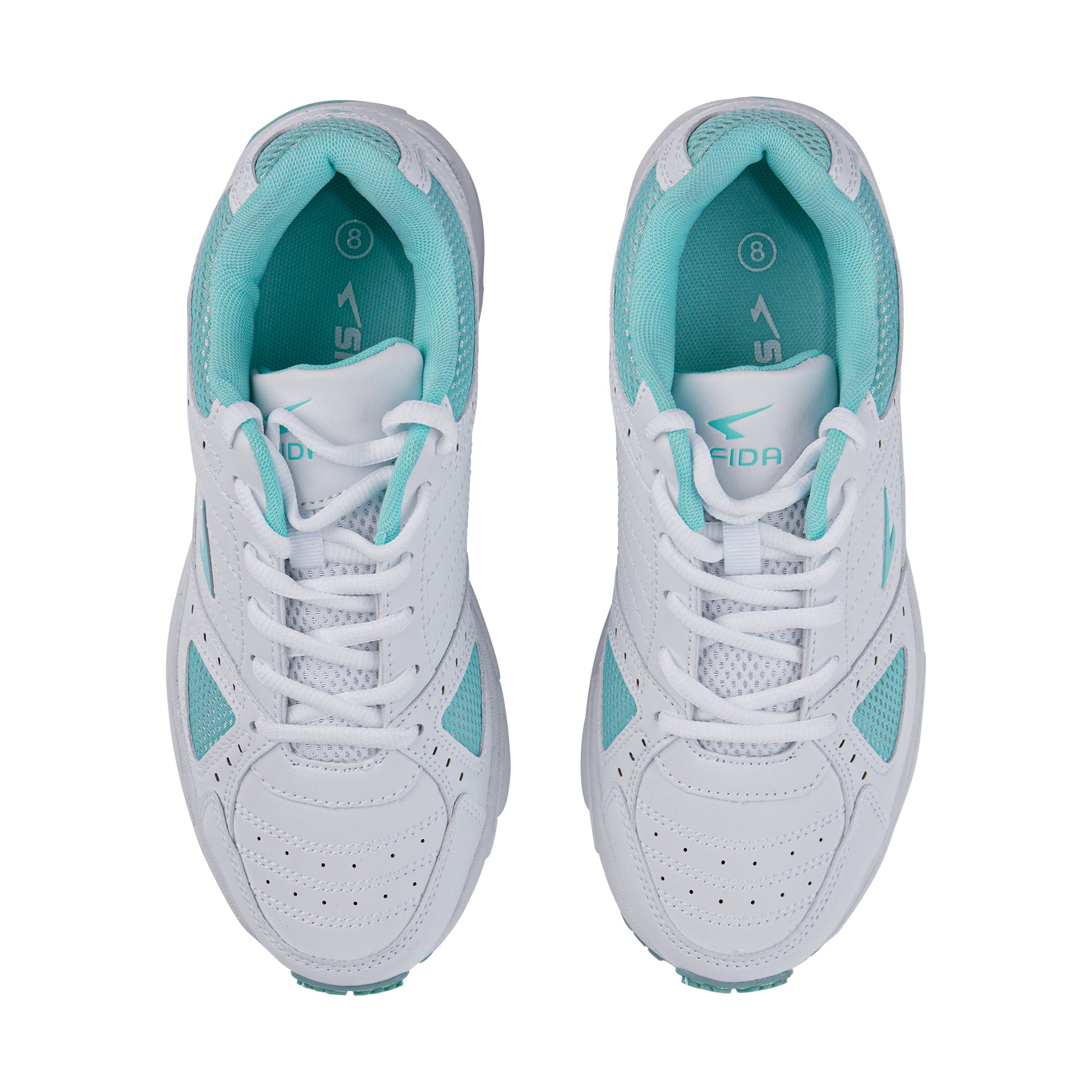 Adverse Ladies Lace Up Cross Trainer White/Blue