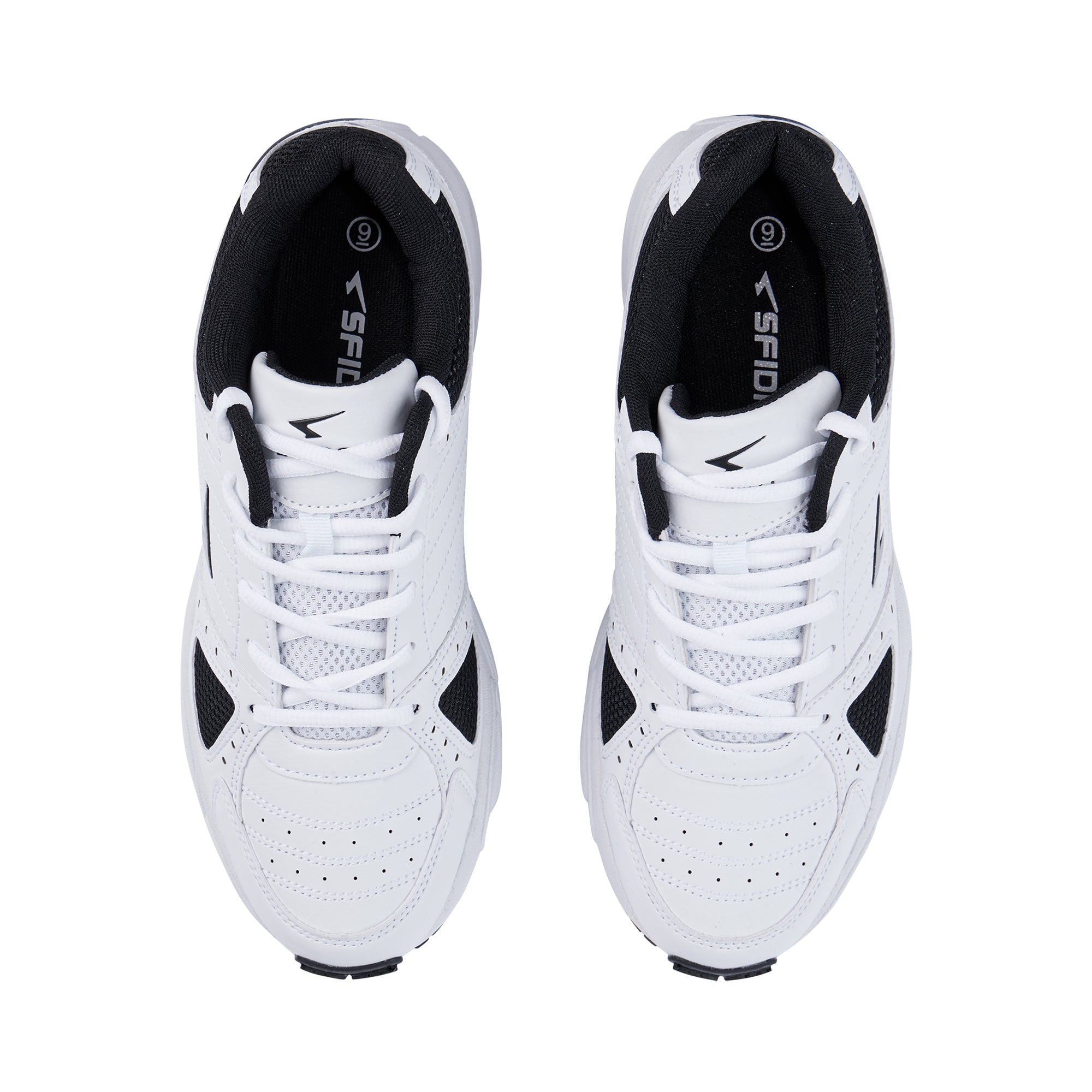 Adverse Mens Lace Up Cross Trainer White/Black