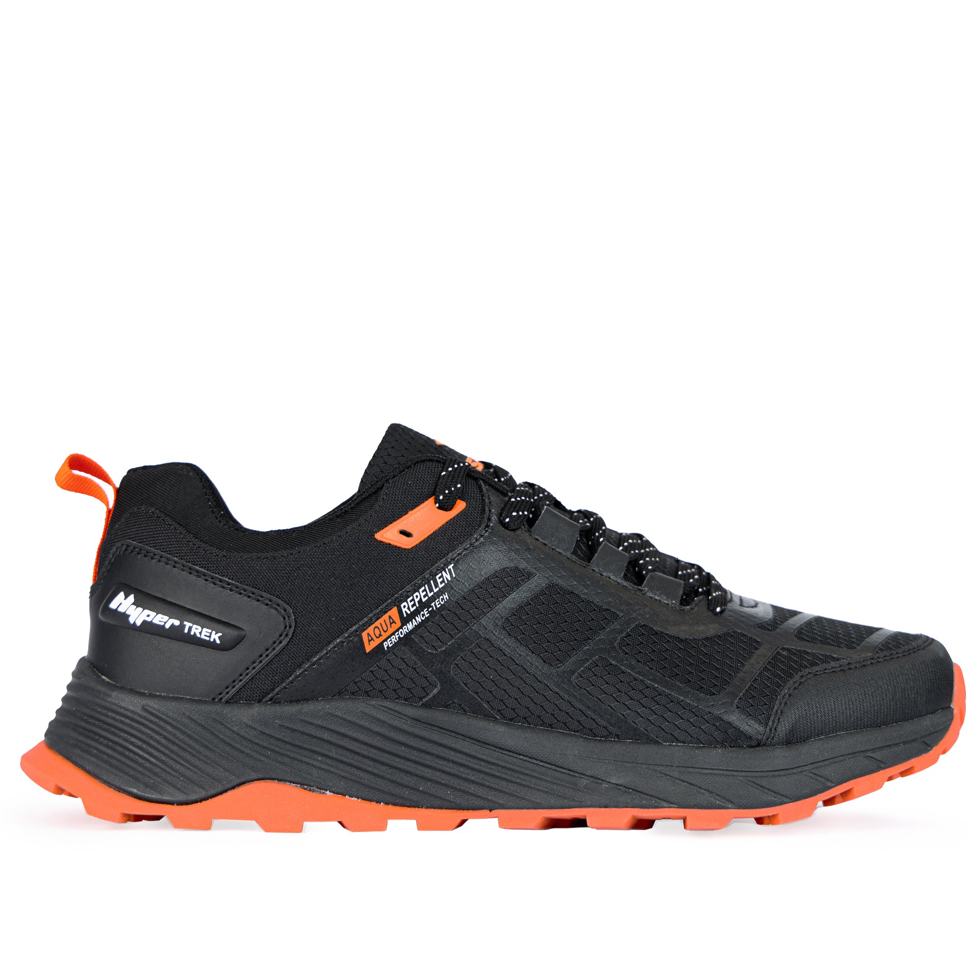 Alpine Mens Trail Shoe - Black/Orange