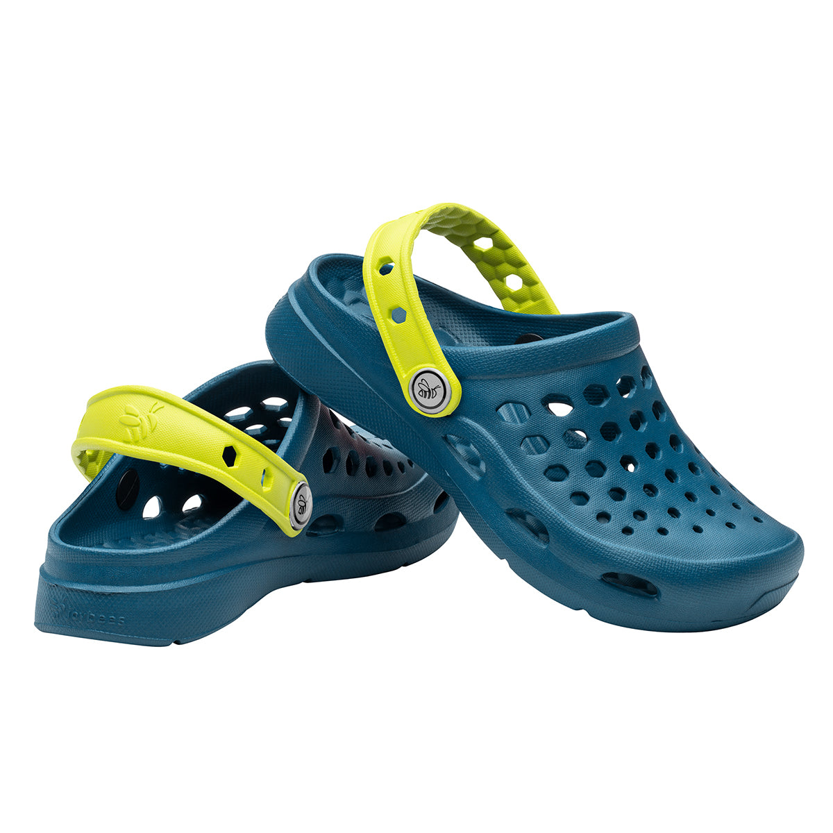 Kid's Active Clog - Navy/Citrus