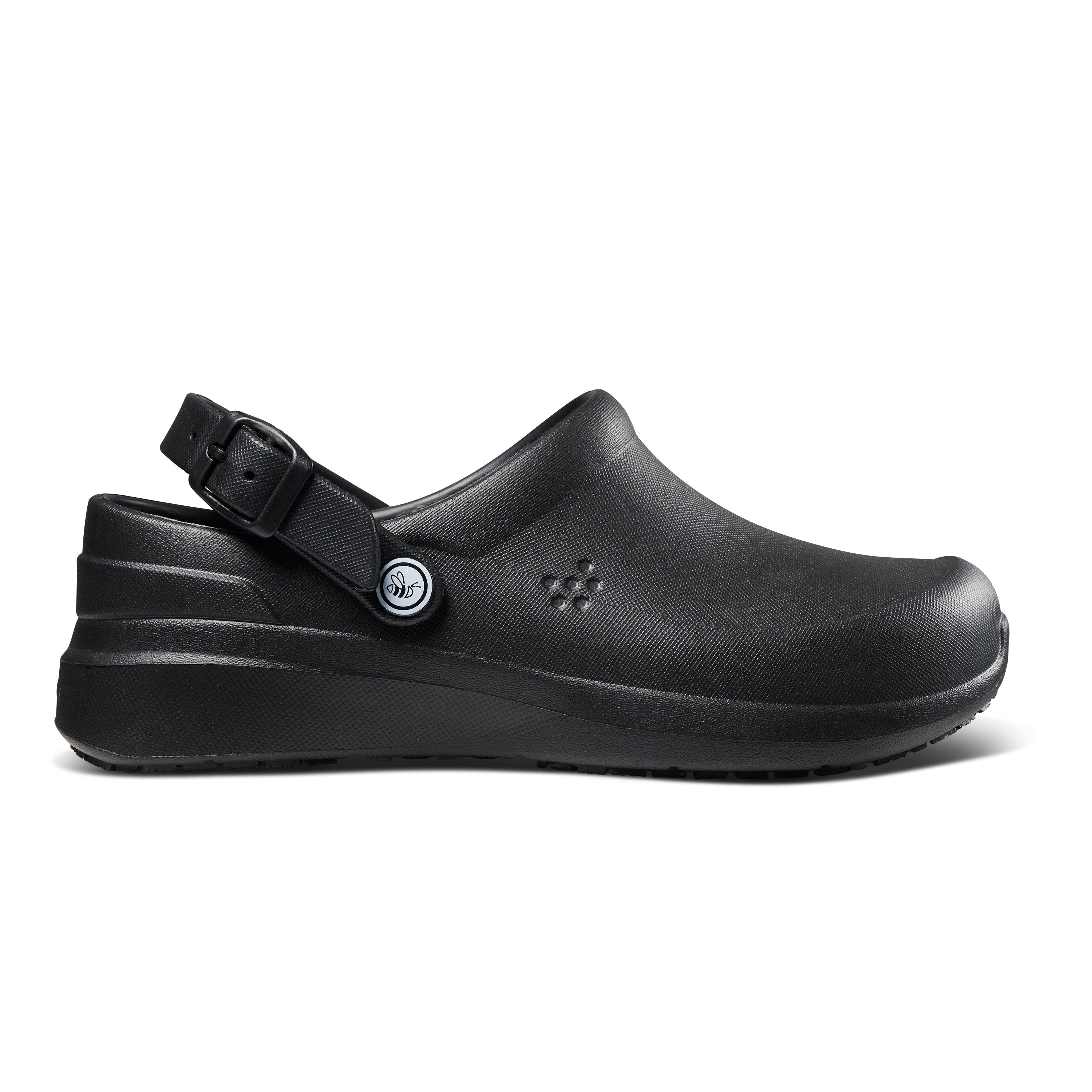 Joybees Adults Work Clog Solid Black