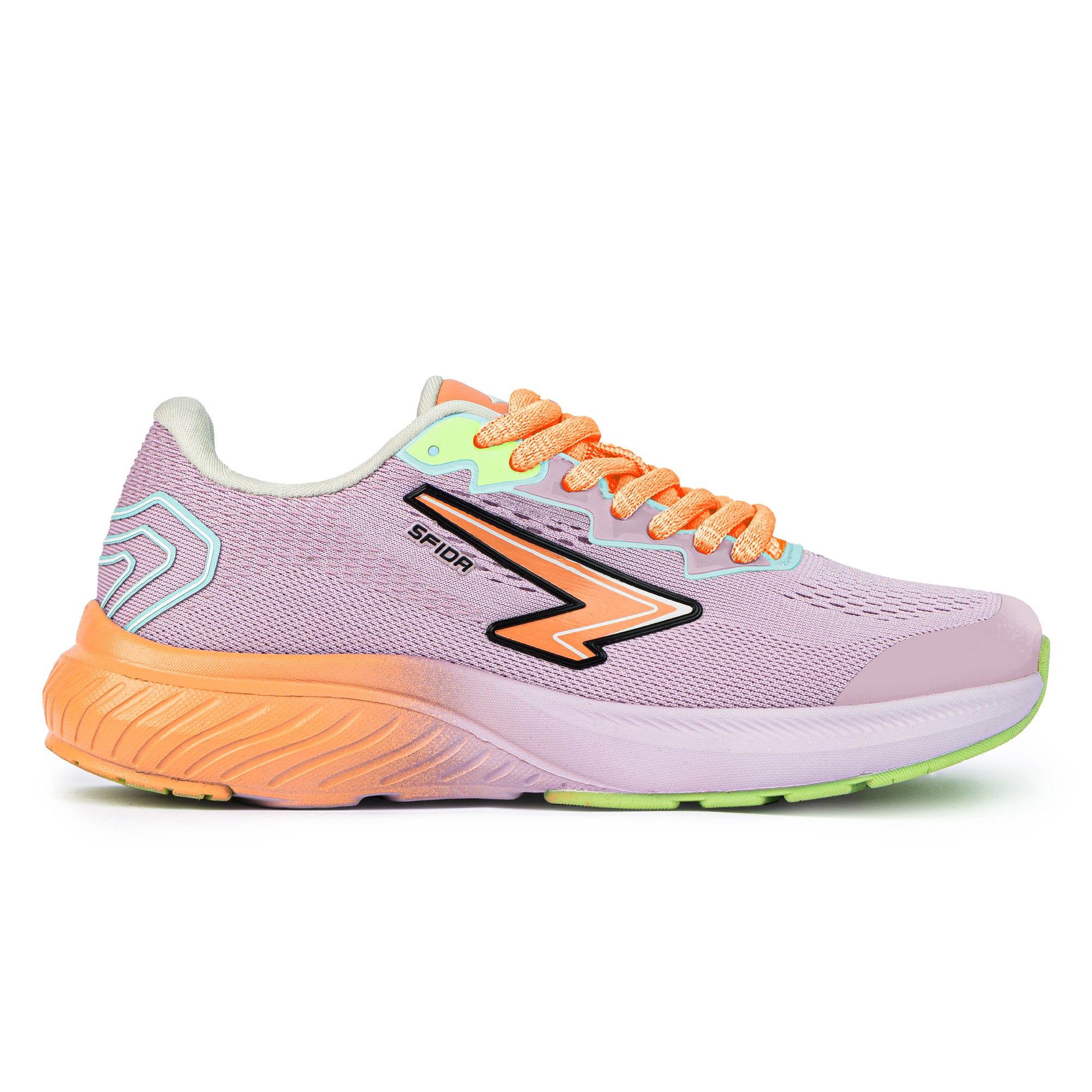 Brazen Girls Runner - Purple/Neon Lace