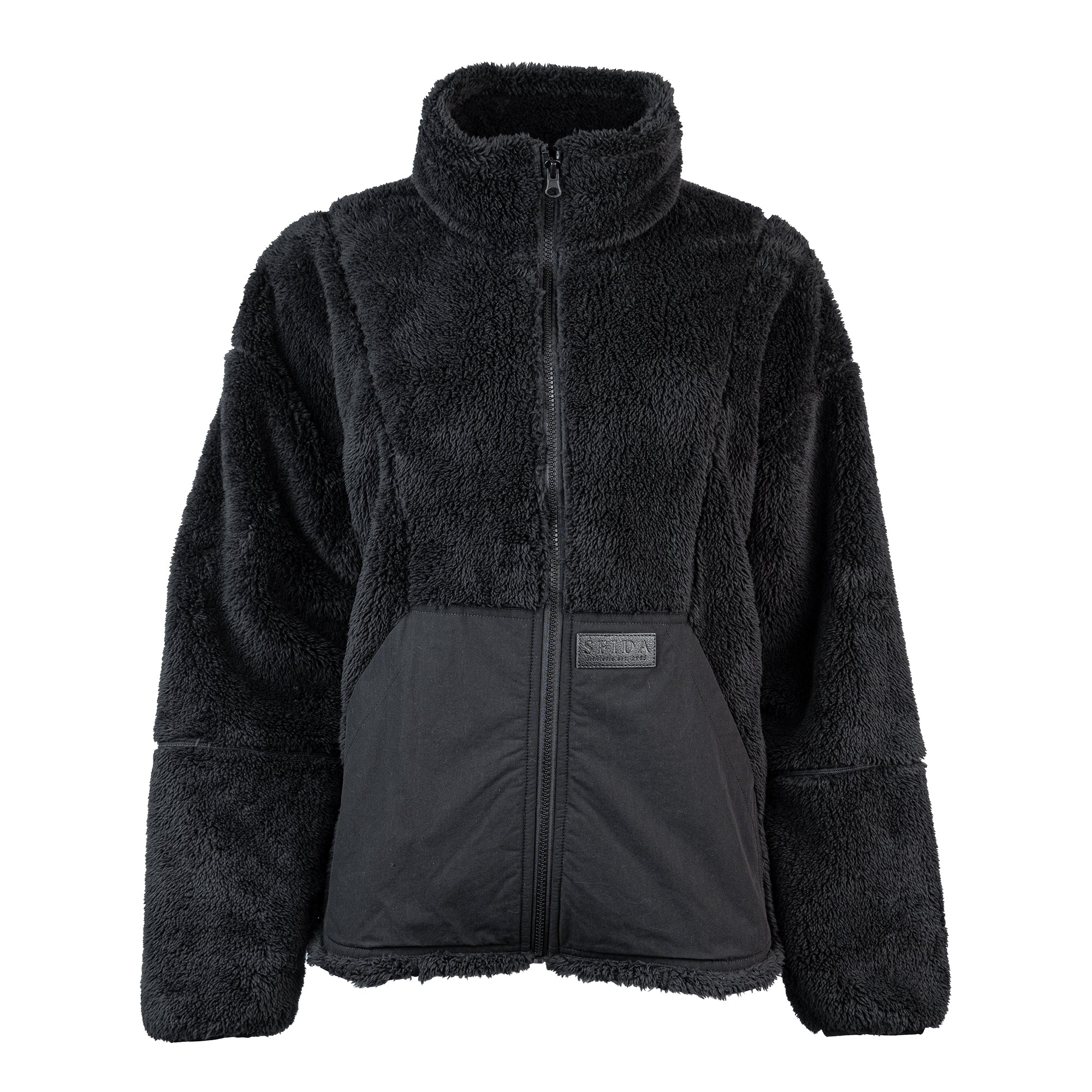 BREA LADIES FLEECE JACKET - BLACK