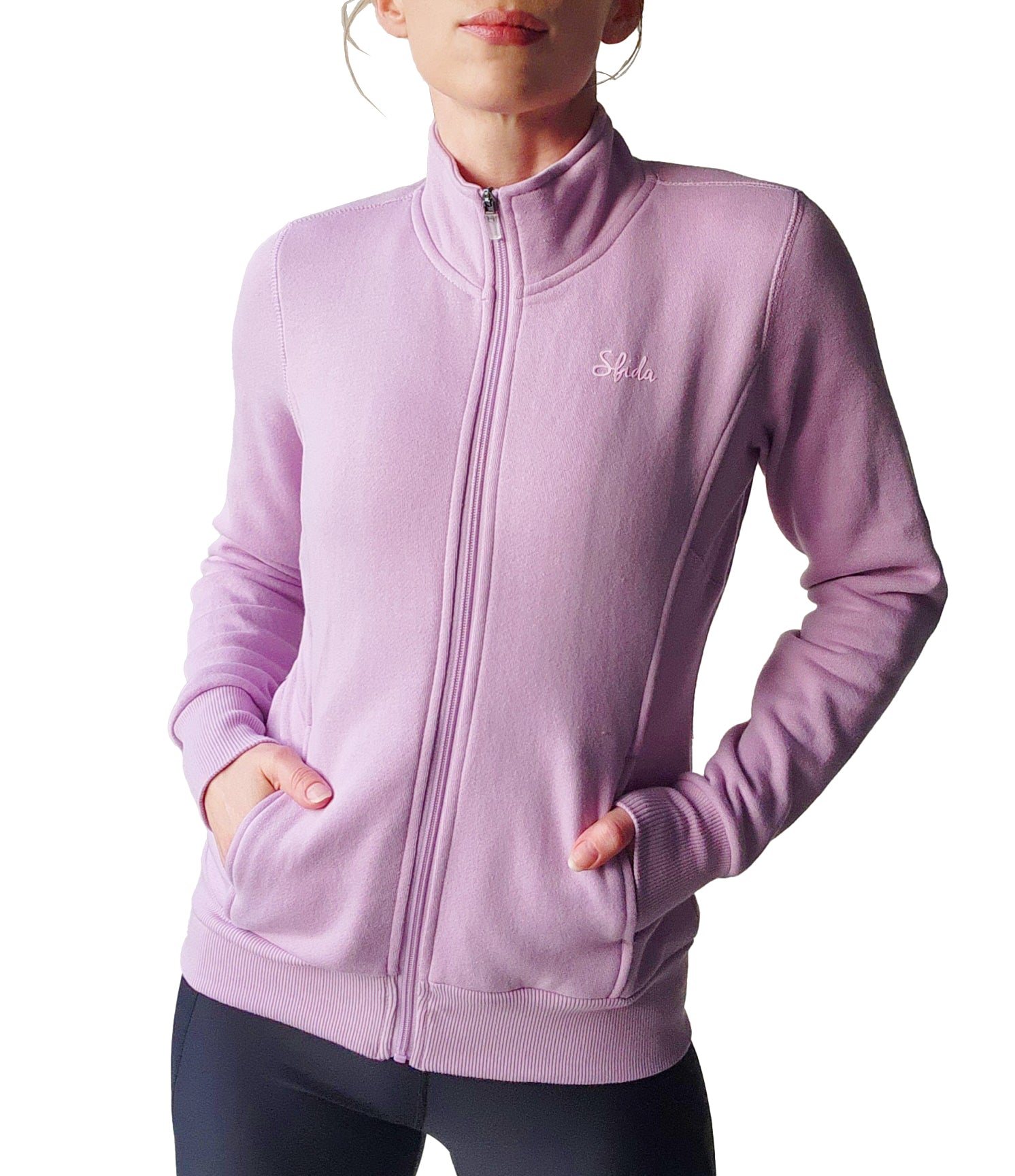 Bronwen Ladies Full Zip Fleece Jacket - Fragrant Lilac