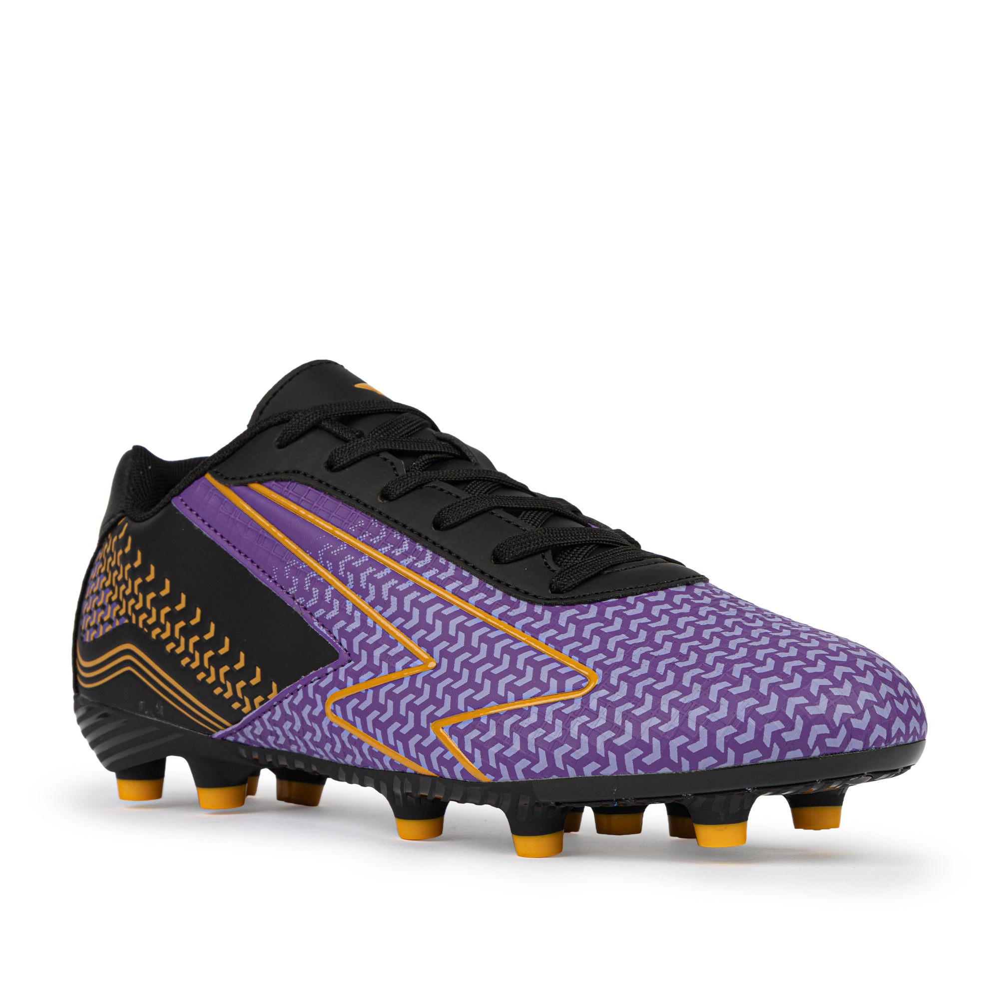 Catalyst Junior Football Boots - Purple/Gold/Black