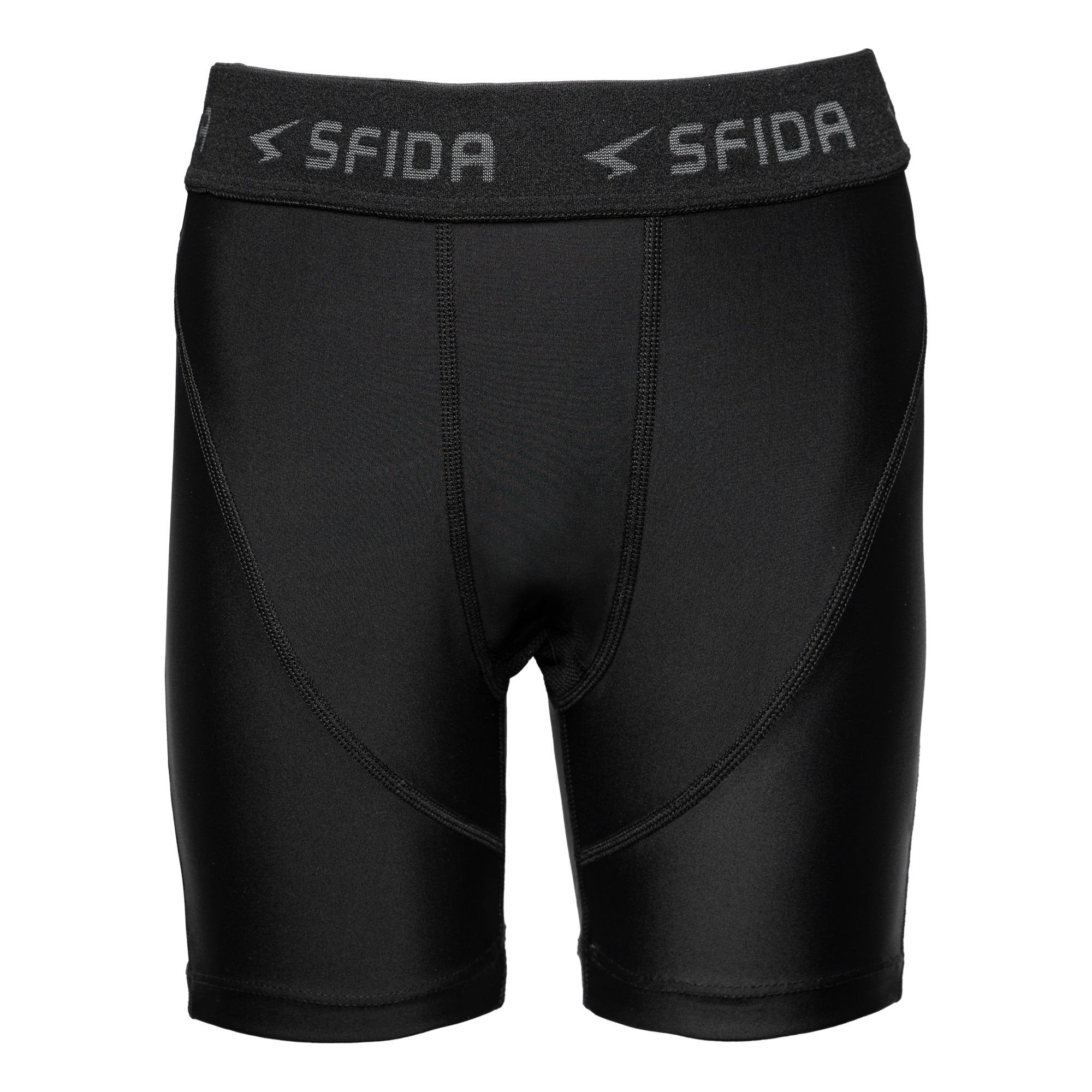 Compression Junior Half Short - Black