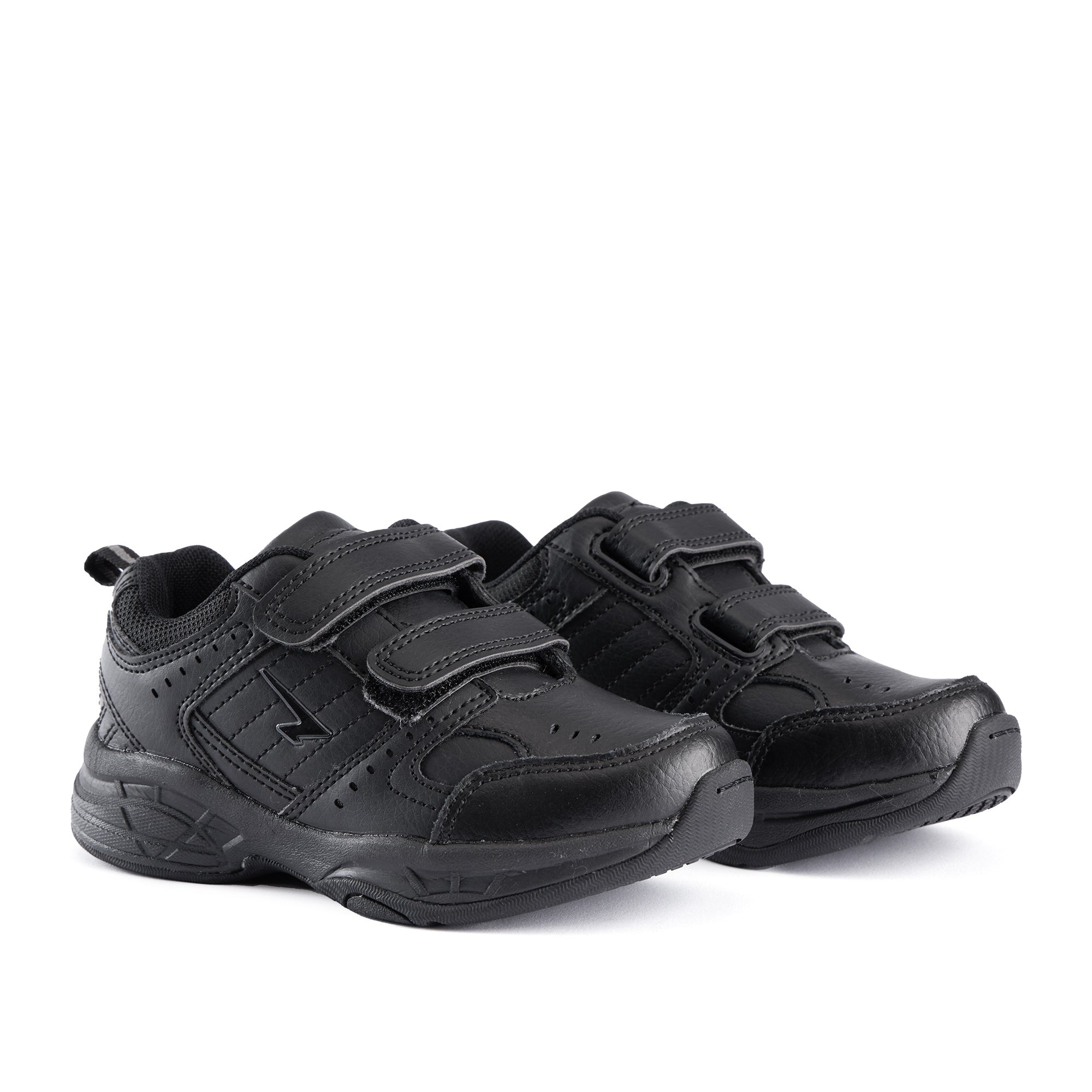 Defy Senior Leather V Strap Cross Trainer - Black