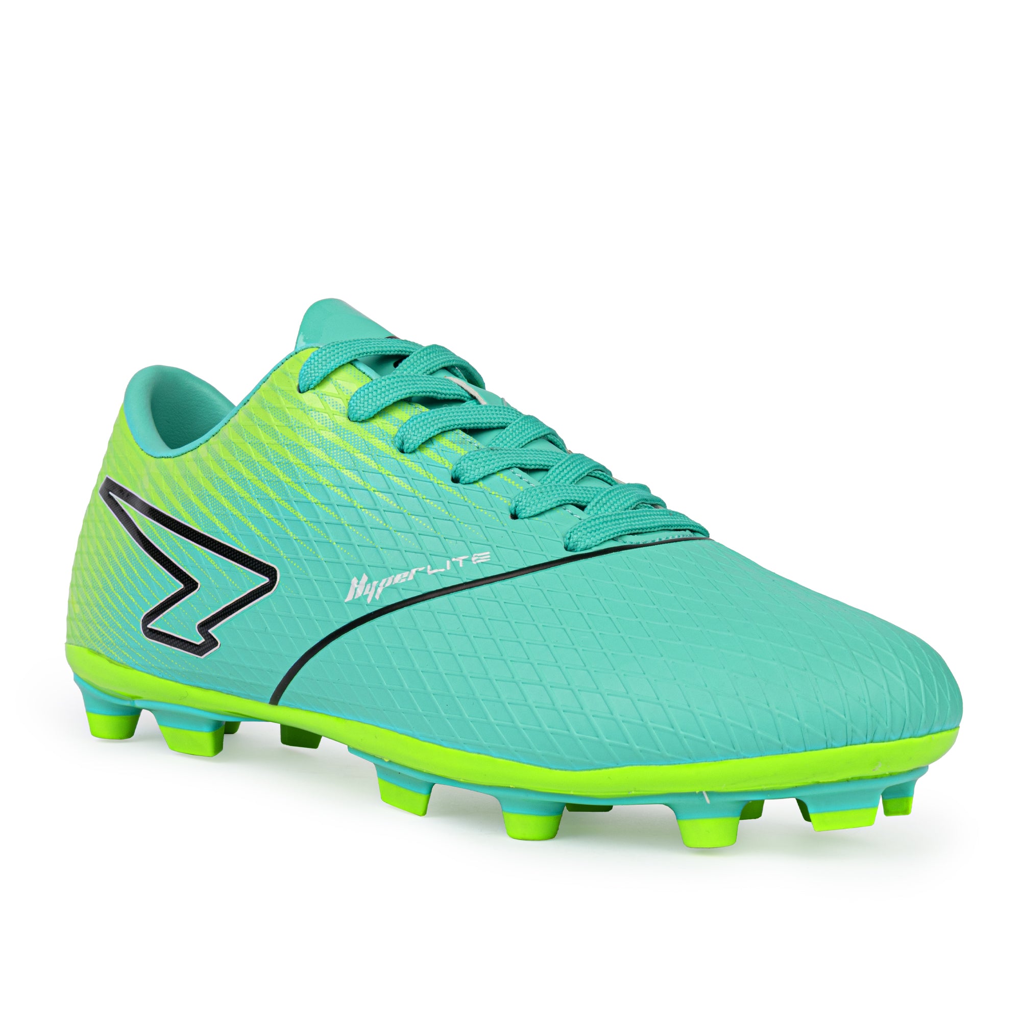 Equaliser Junior Football Boots - Aqua/Lime