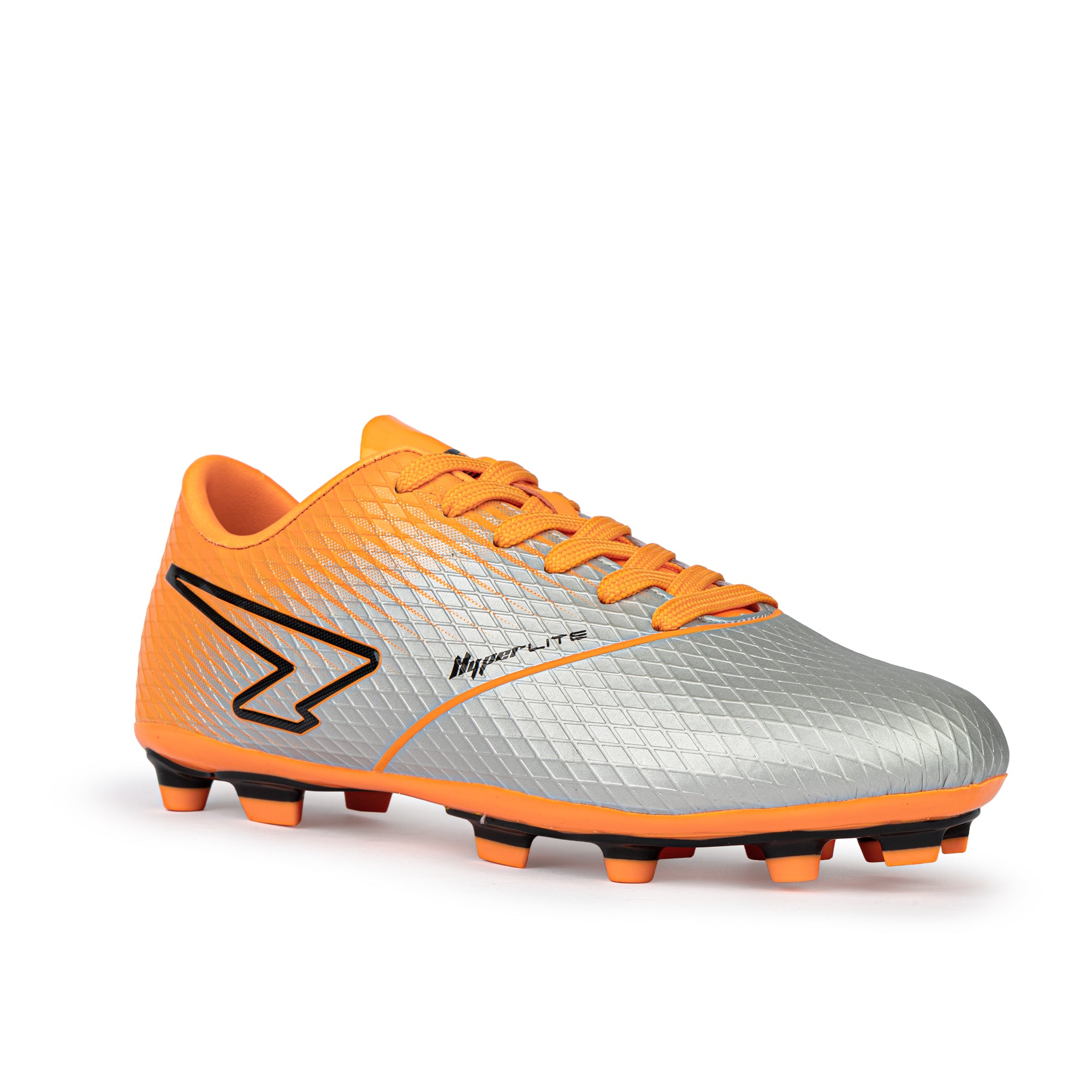 Equaliser Junior Football Boots - Silver/Orange