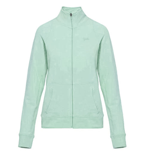 Feine Ladies Fleece Full Zip Collar Jacket - Harbour Gray