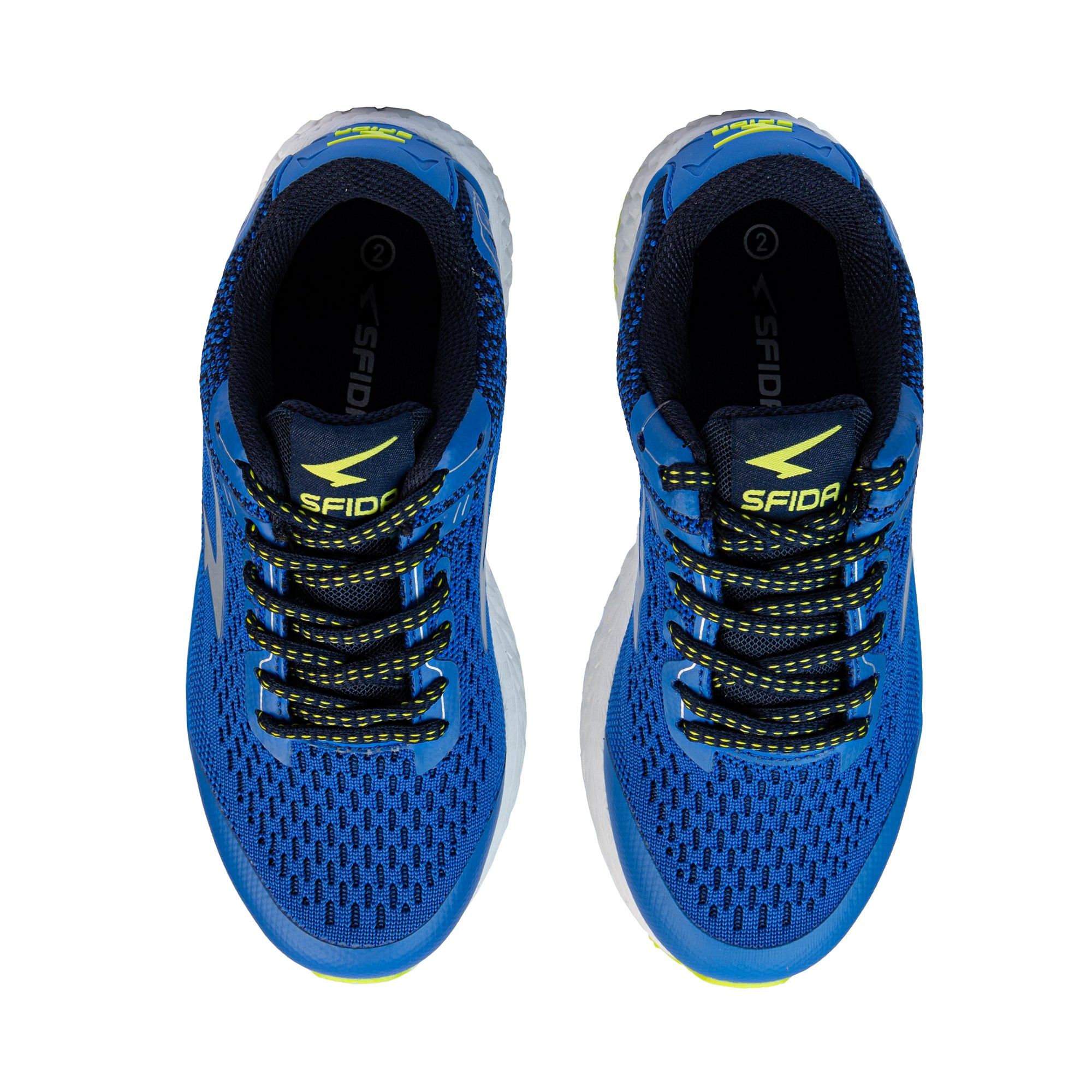 Hex Boys Lace Up Runner Royal/Lime