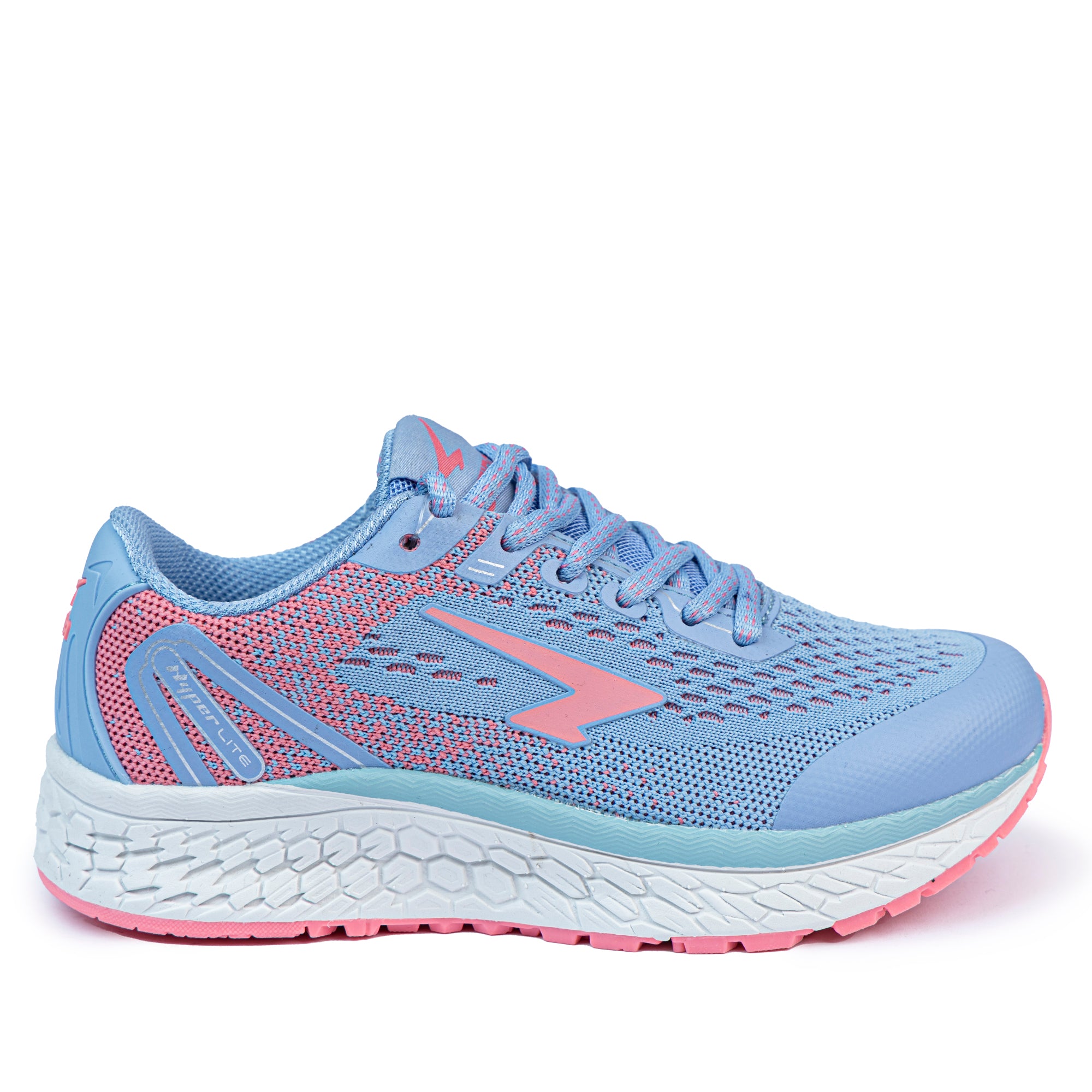 Hex Girls Lace Up Runner Blue/Pink