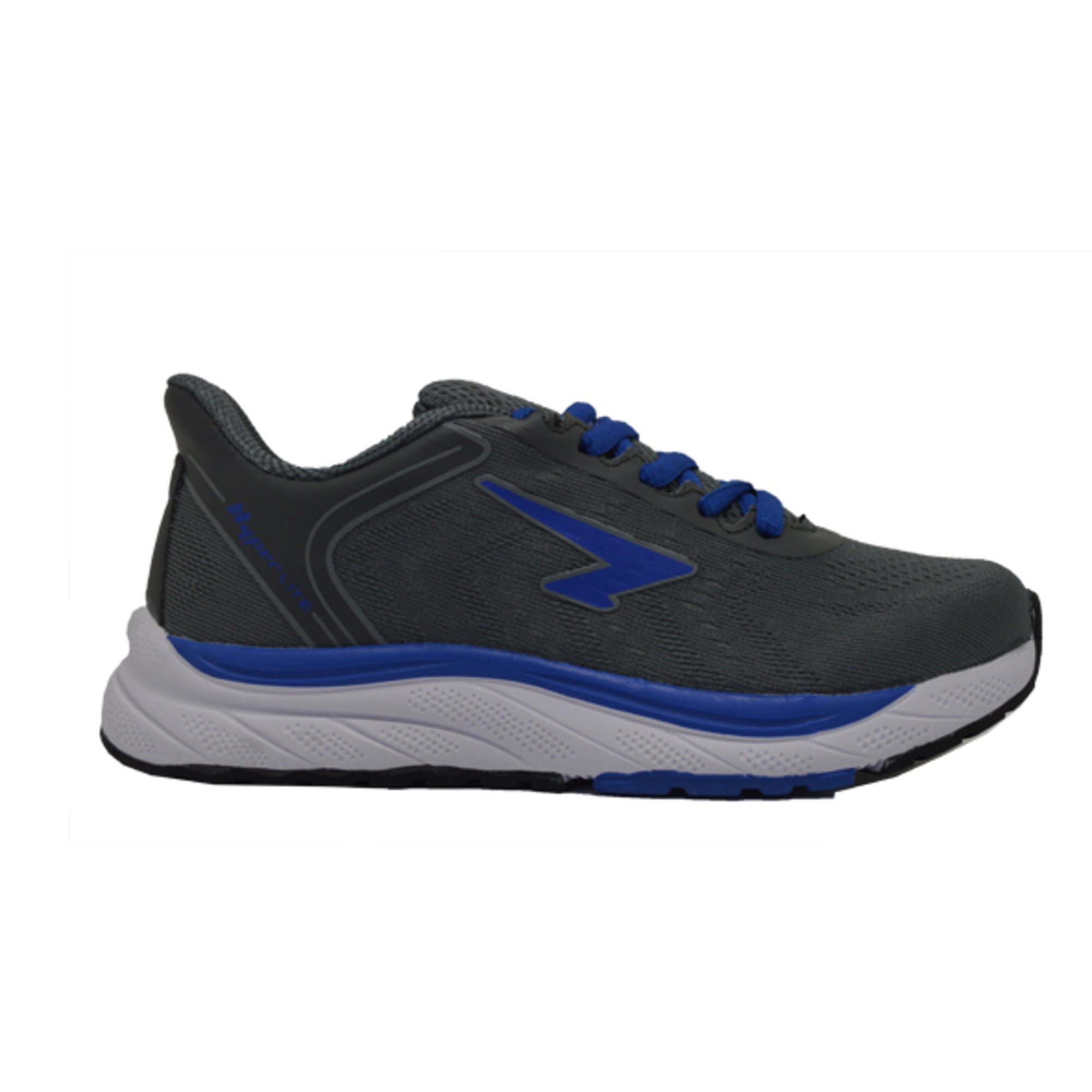 HOVER BOYS LACE RUNNER - Charcoal/Royal/Grey