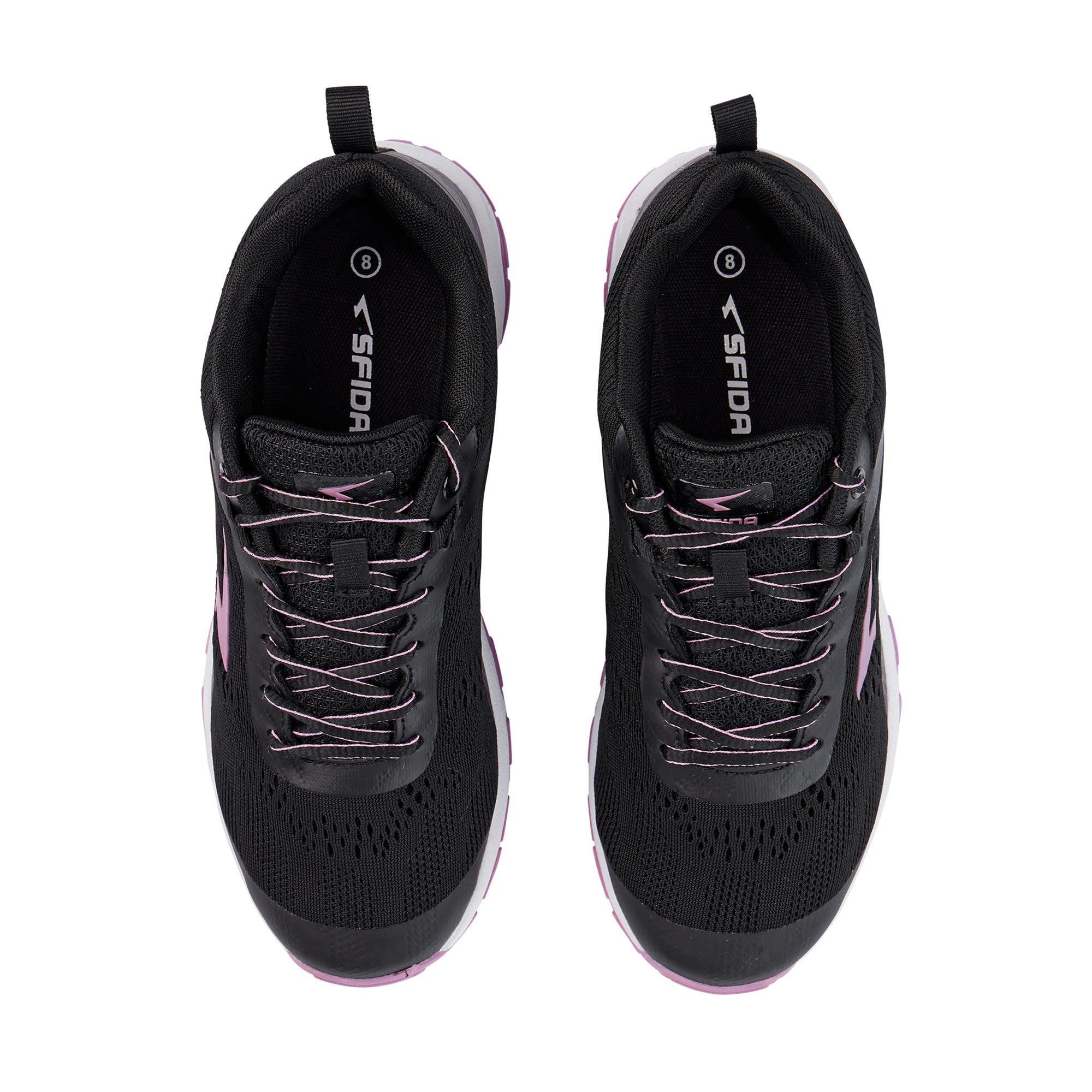 Journey Ladies Lace Up Trail Runner Black/Blush