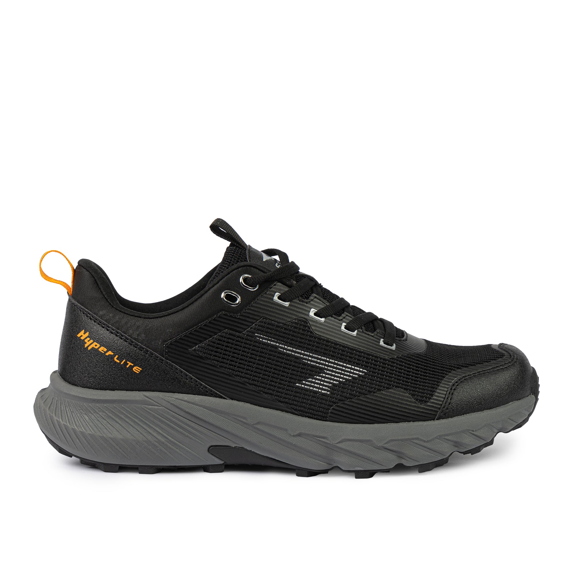 Lark Mens Trail Runner - Black/Grey/Orange