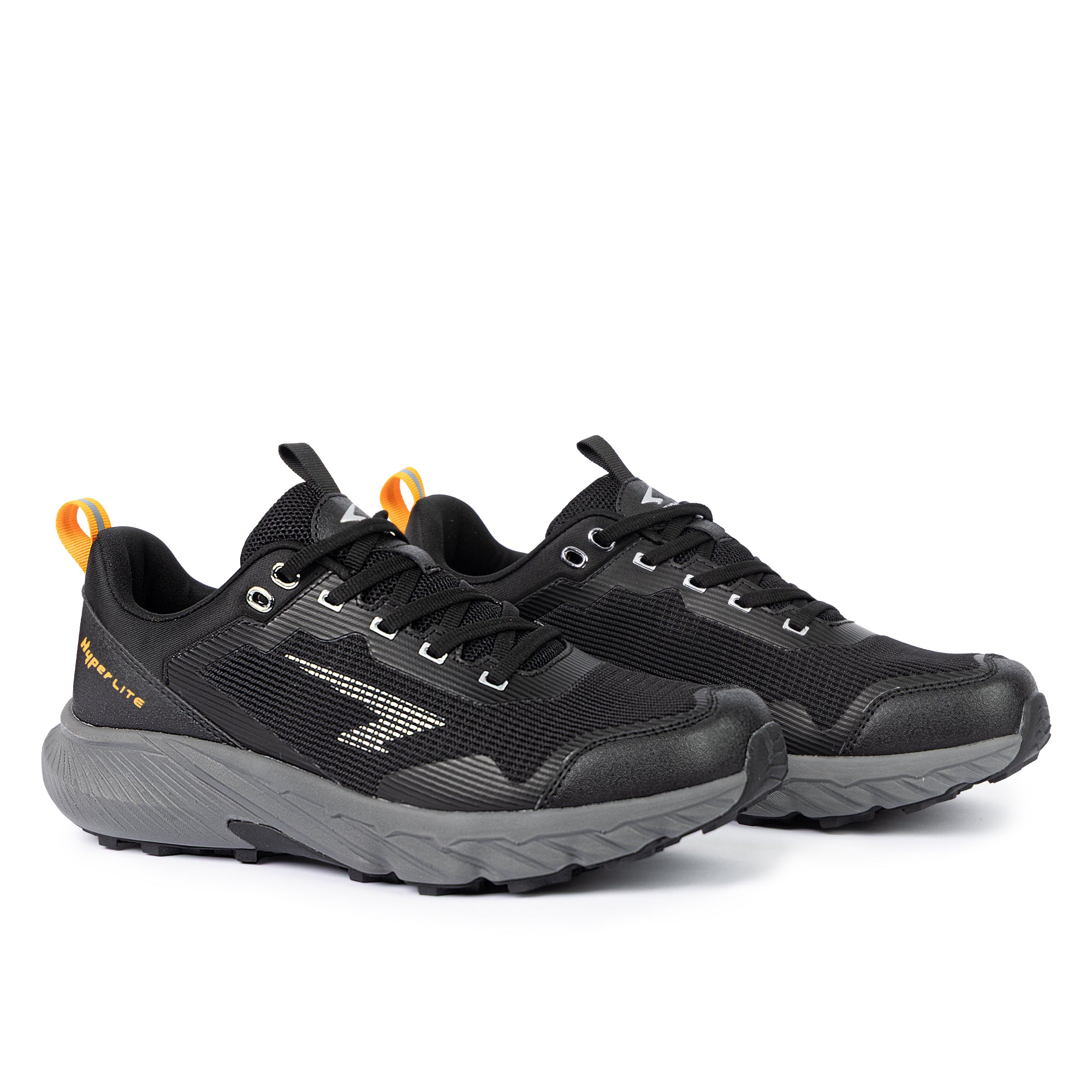 Lark Mens Trail Runner - Black/Grey/Orange