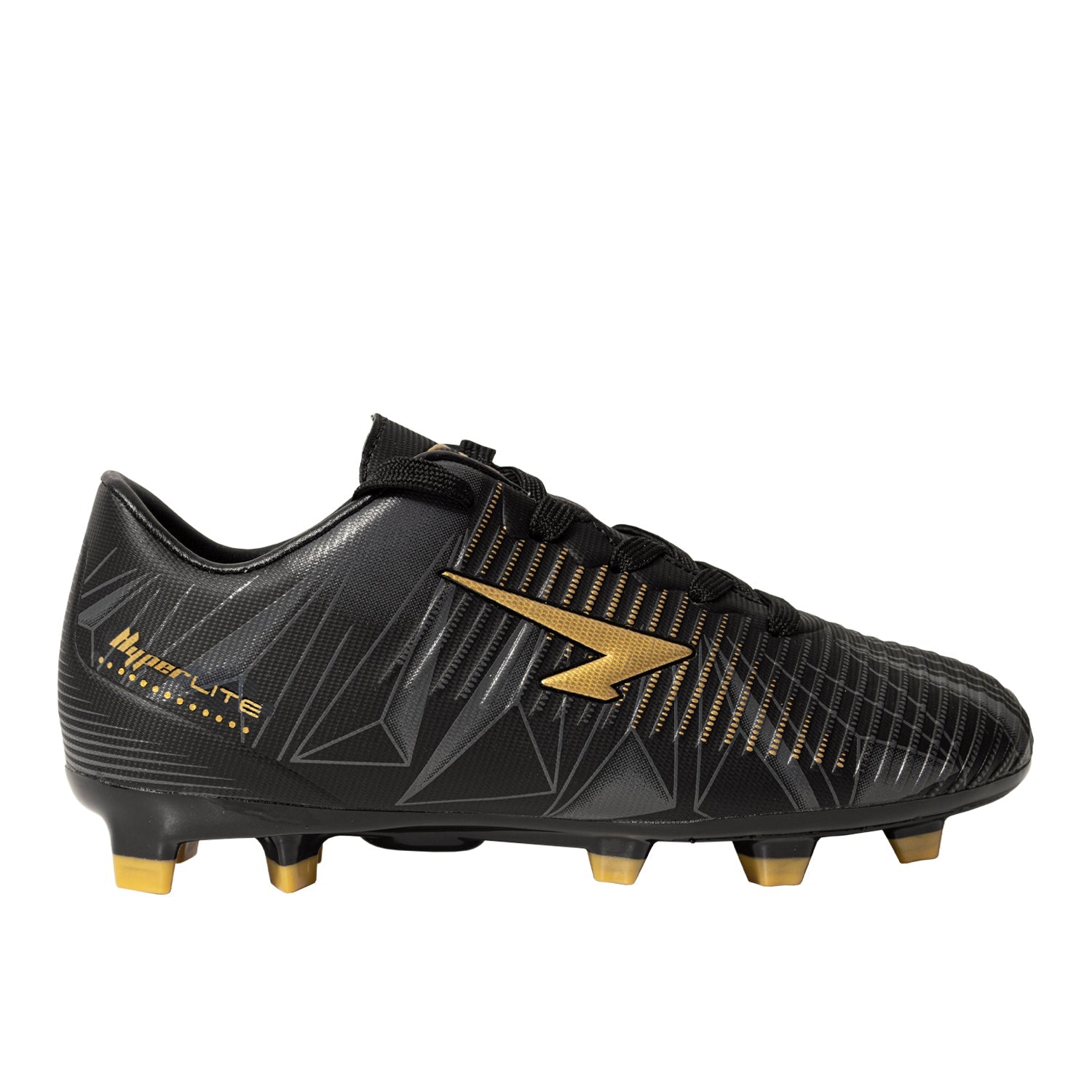 Laser Junior Football Boots - Black/Gold