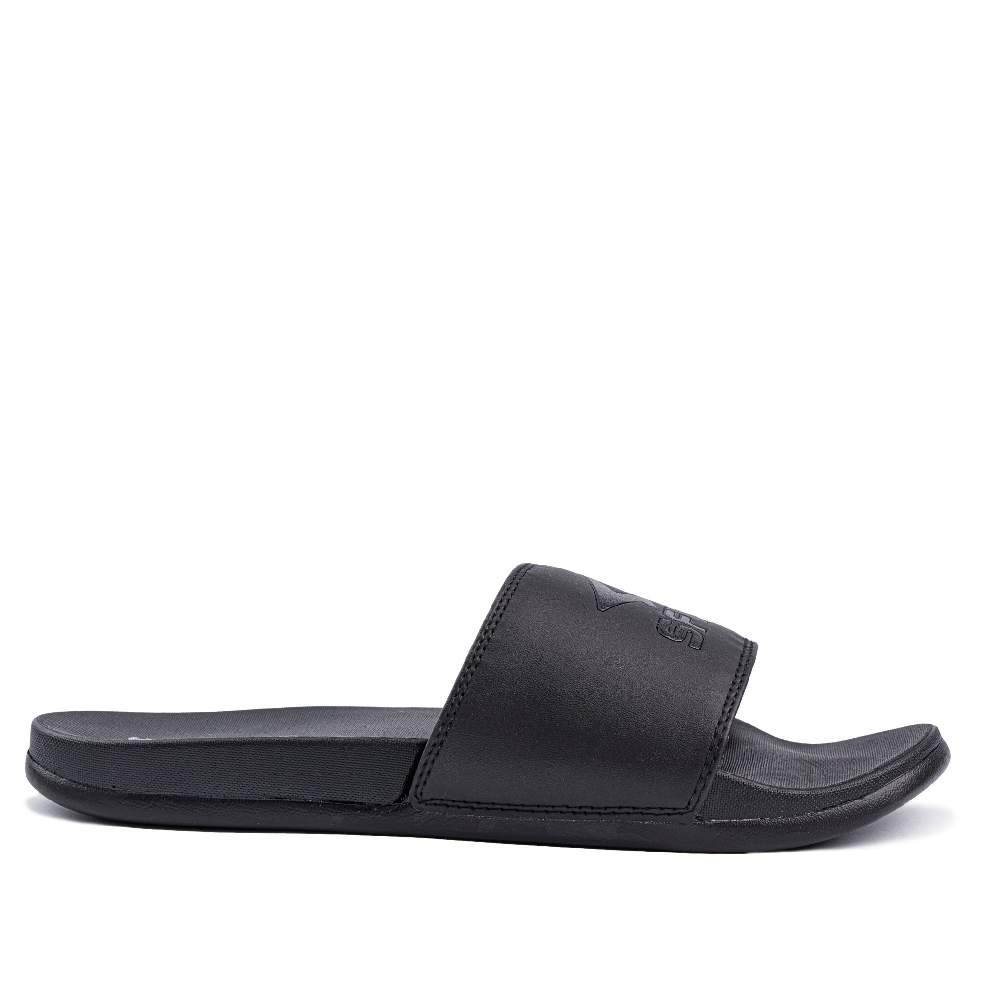 Laze Mens Slides - Black