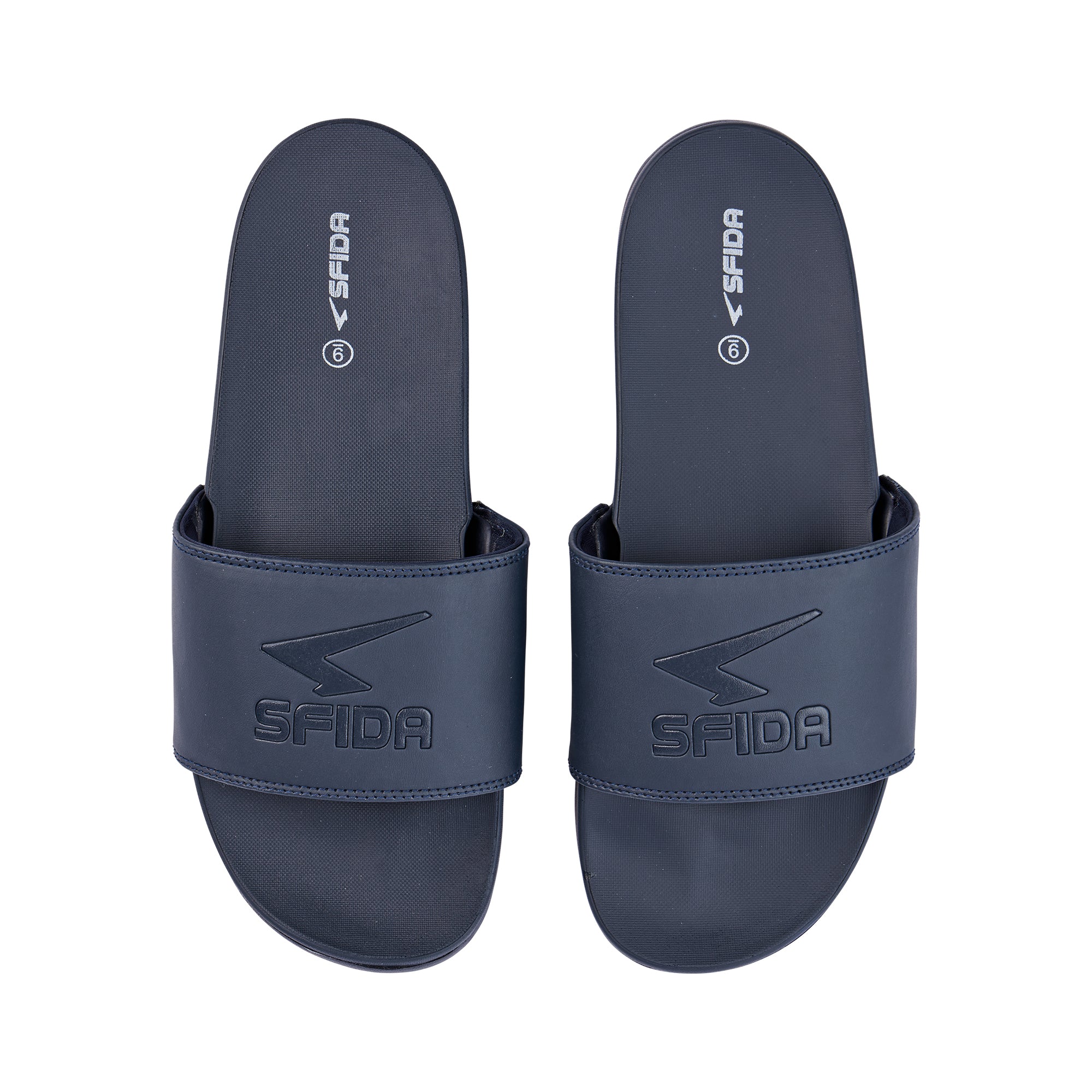 Laze Mens Slides  - Navy