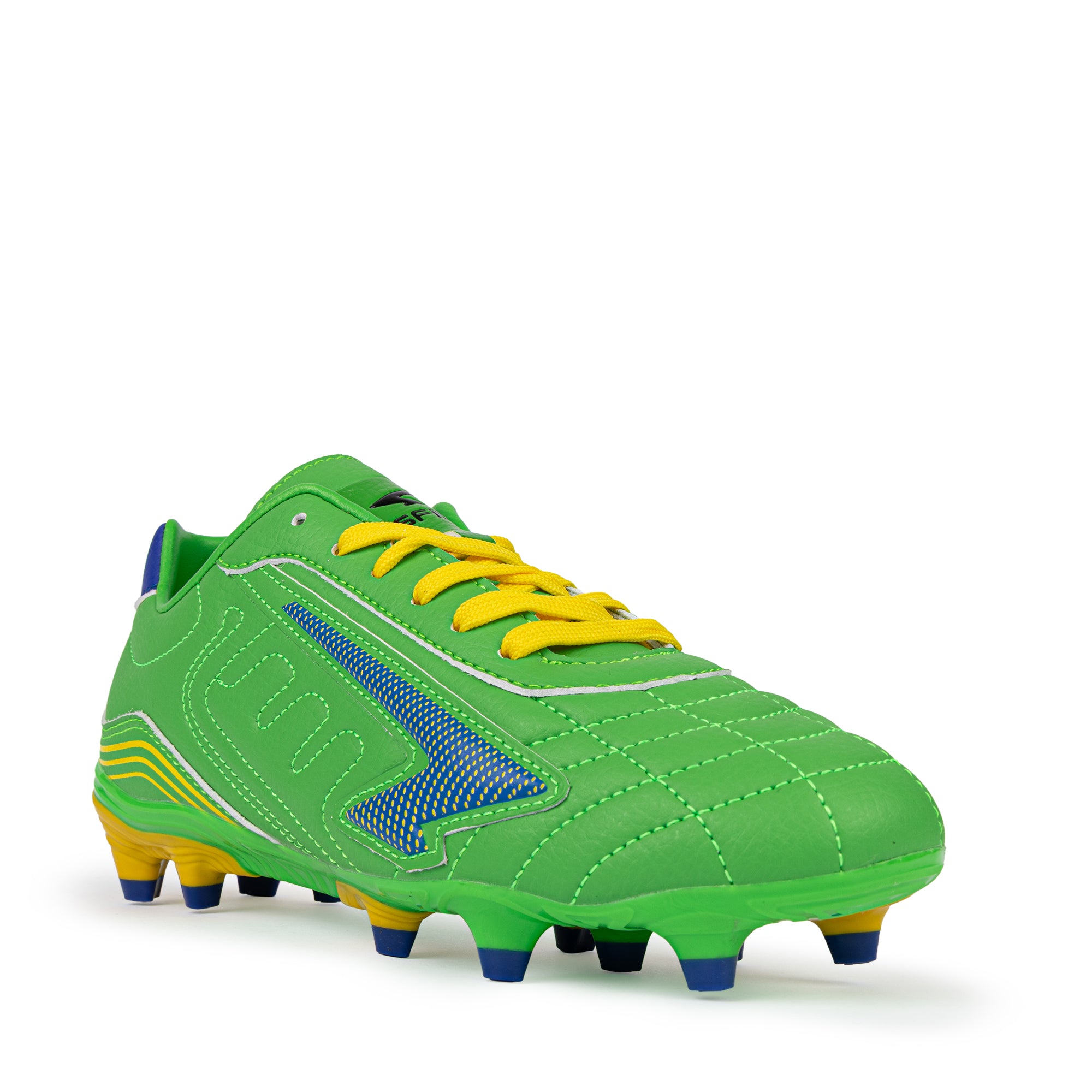 Legend Team Junior Football Boots - Green/Yellow/Blue