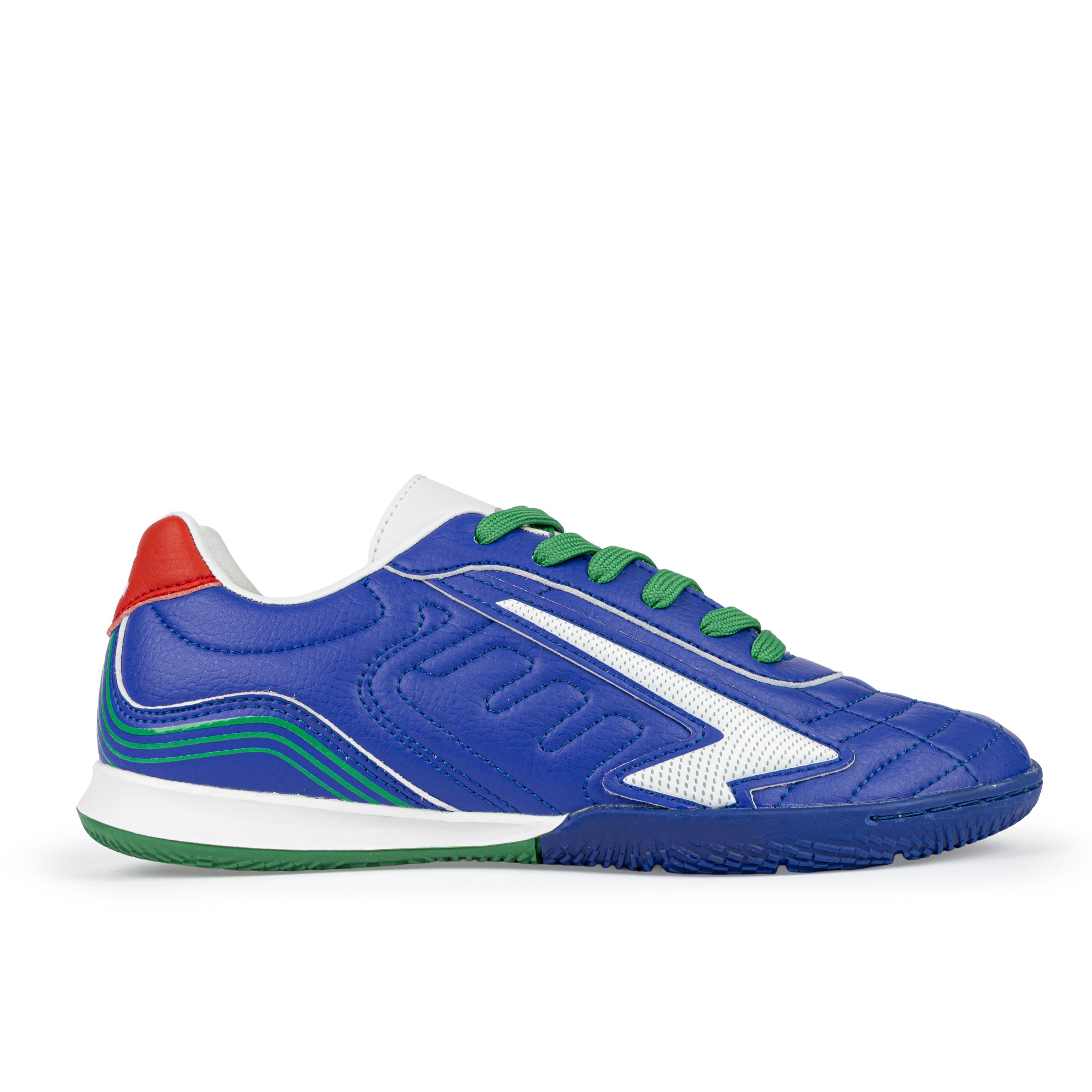 Legend Team Indoor Senior Boots -  Royal/Red/Green
