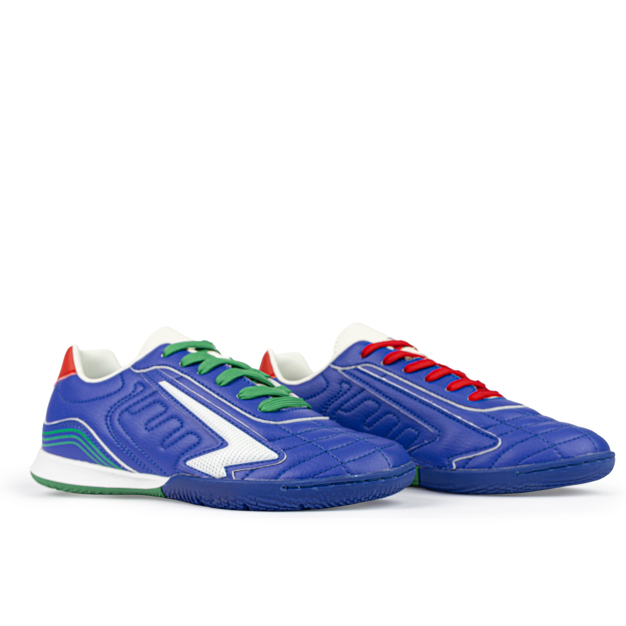 Legend Team Indoor Senior Boots -  Royal/Red/Green