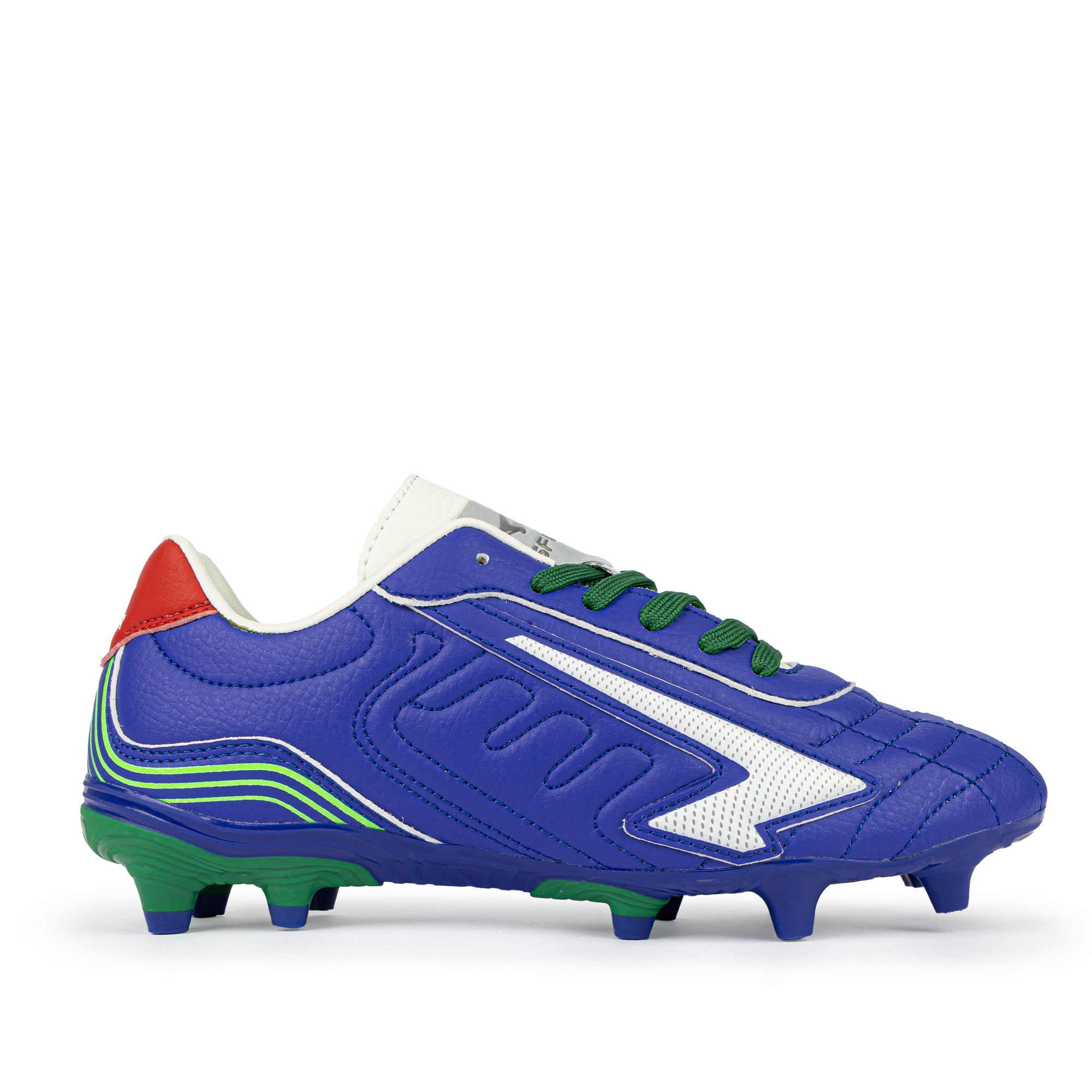 Legend Team Junior Football Boots - Royal/Red/Green