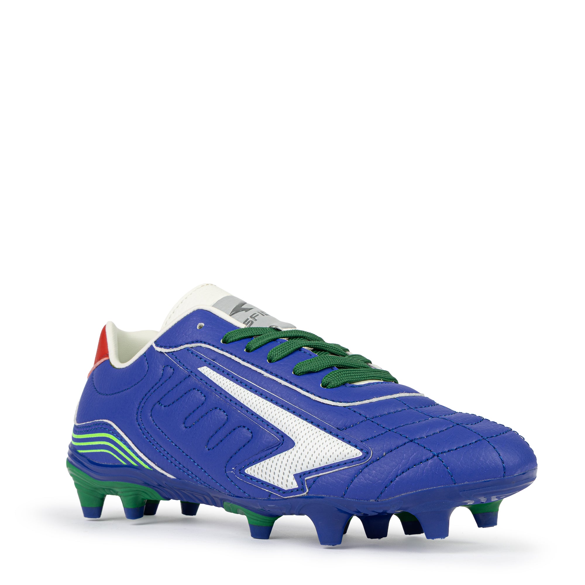 Legend Team Senior Football Boots - Royal/Red/Green