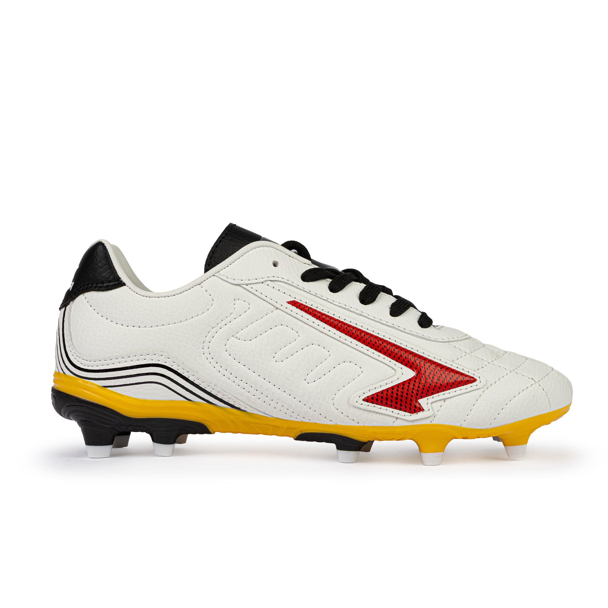 Legend Team Junior Football Boots - White/Red/Yellow